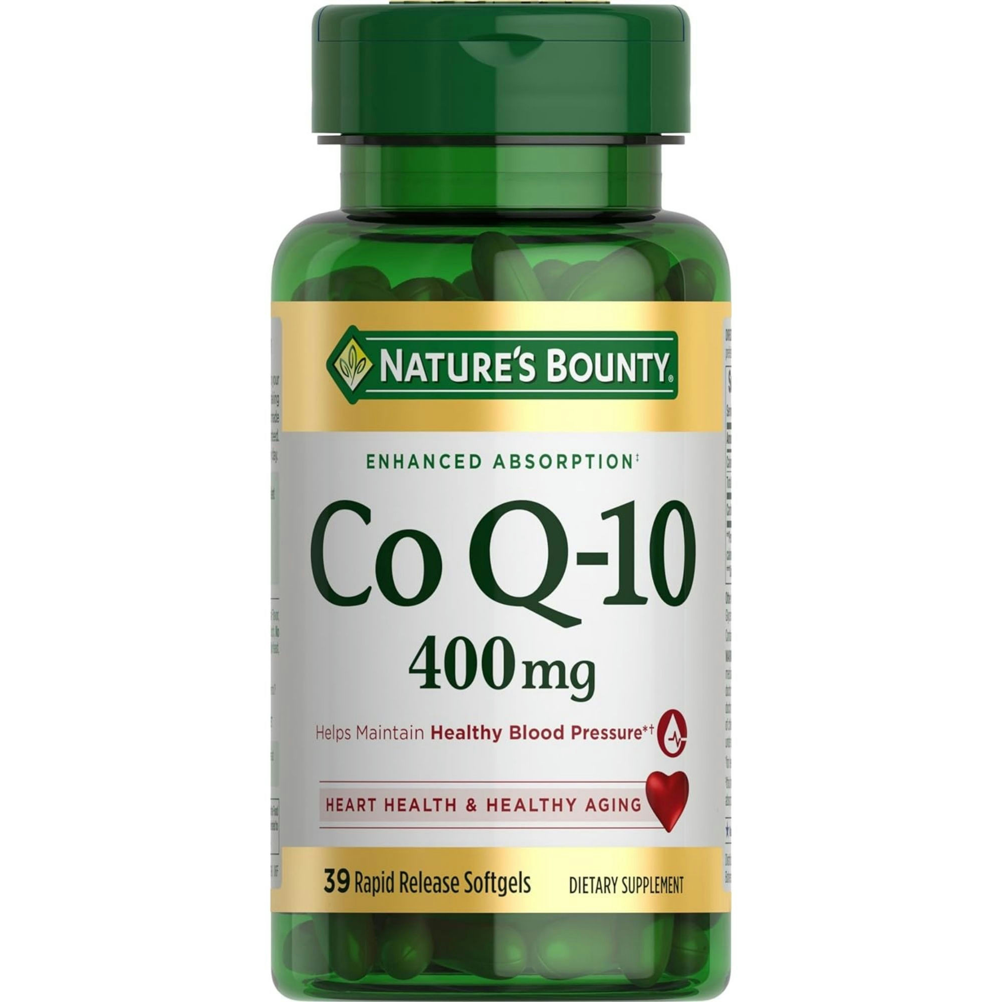 Nature's Bounty COQ10 Dietary Supplement, 400 mg