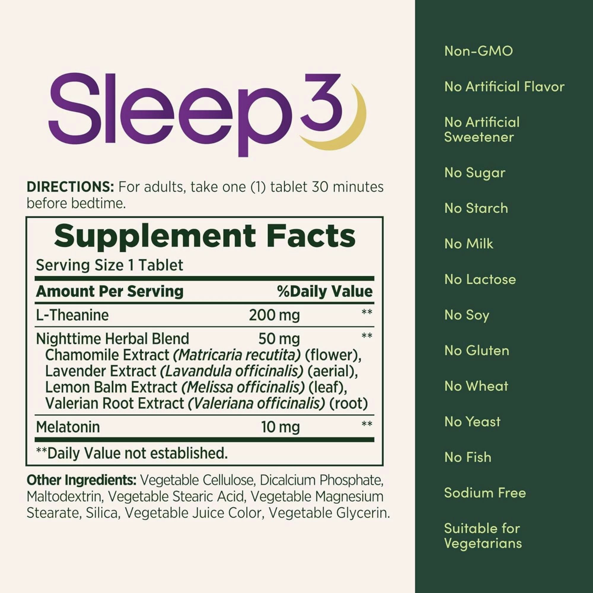 Nature's Bounty Gold Series Sleep3 Maximum Strength Dietary Supplement