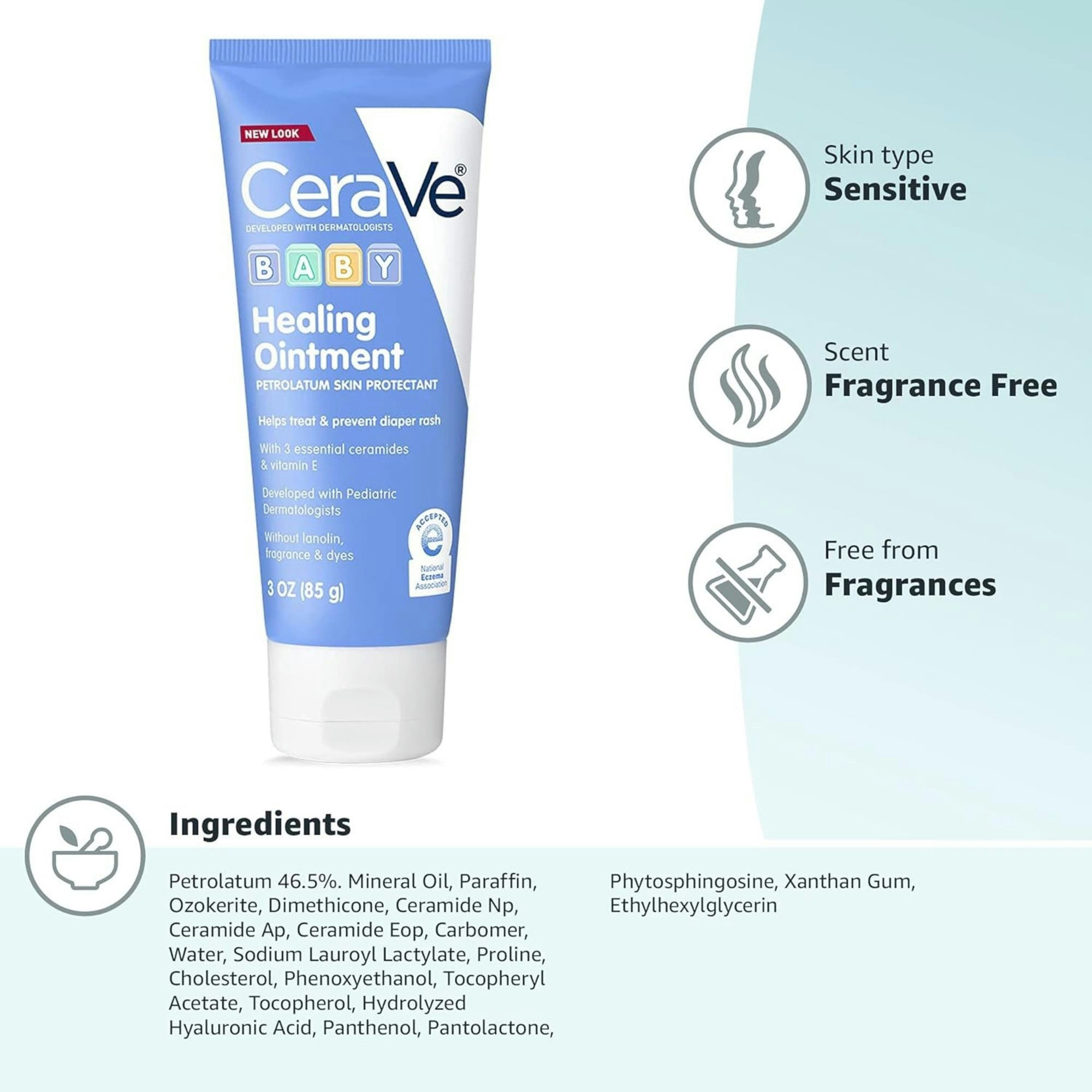 CeraVe Baby Healing Ointment Skin Protectant