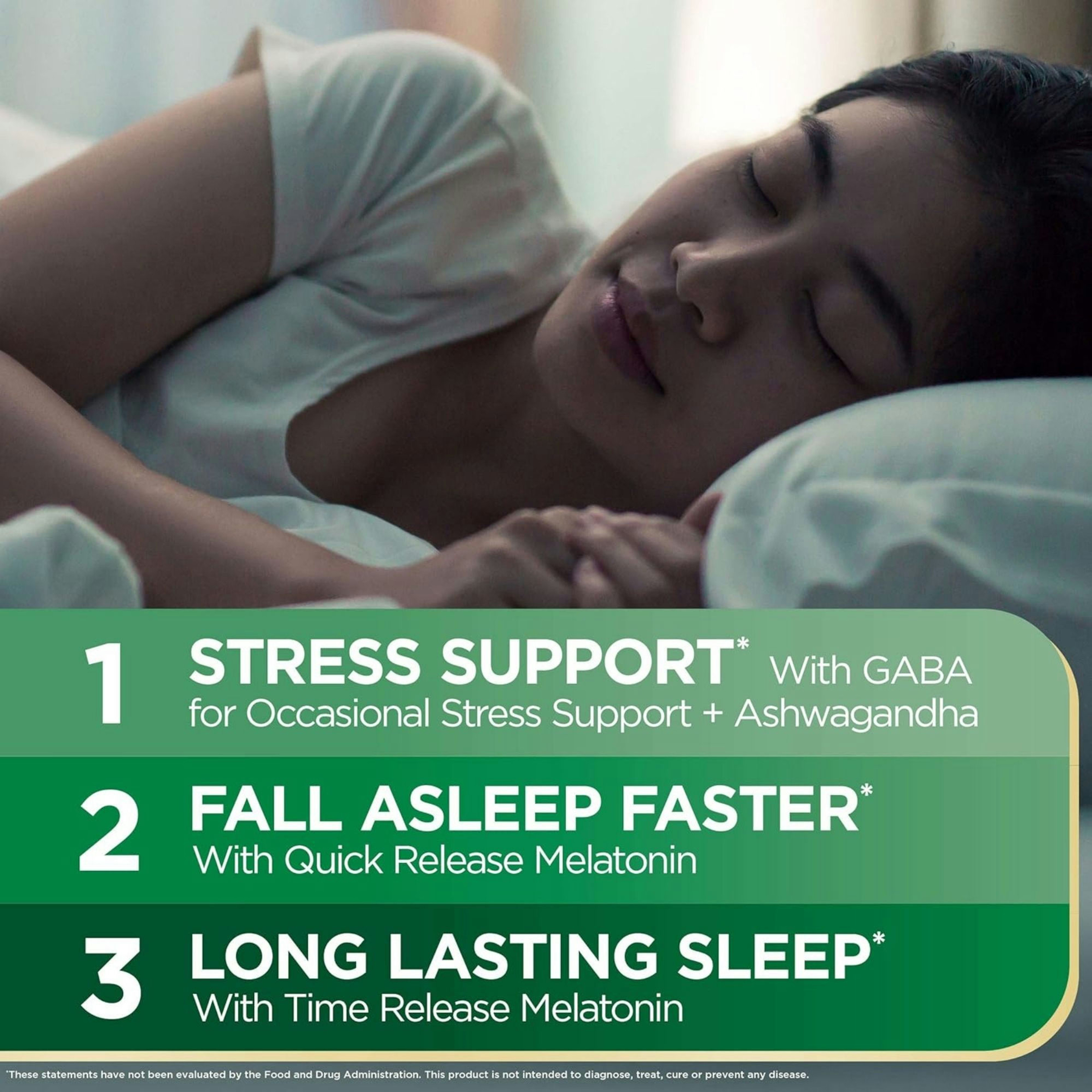 Nature's Bounty Gold Series Sleep3 + Stress Support Dietary Supplement