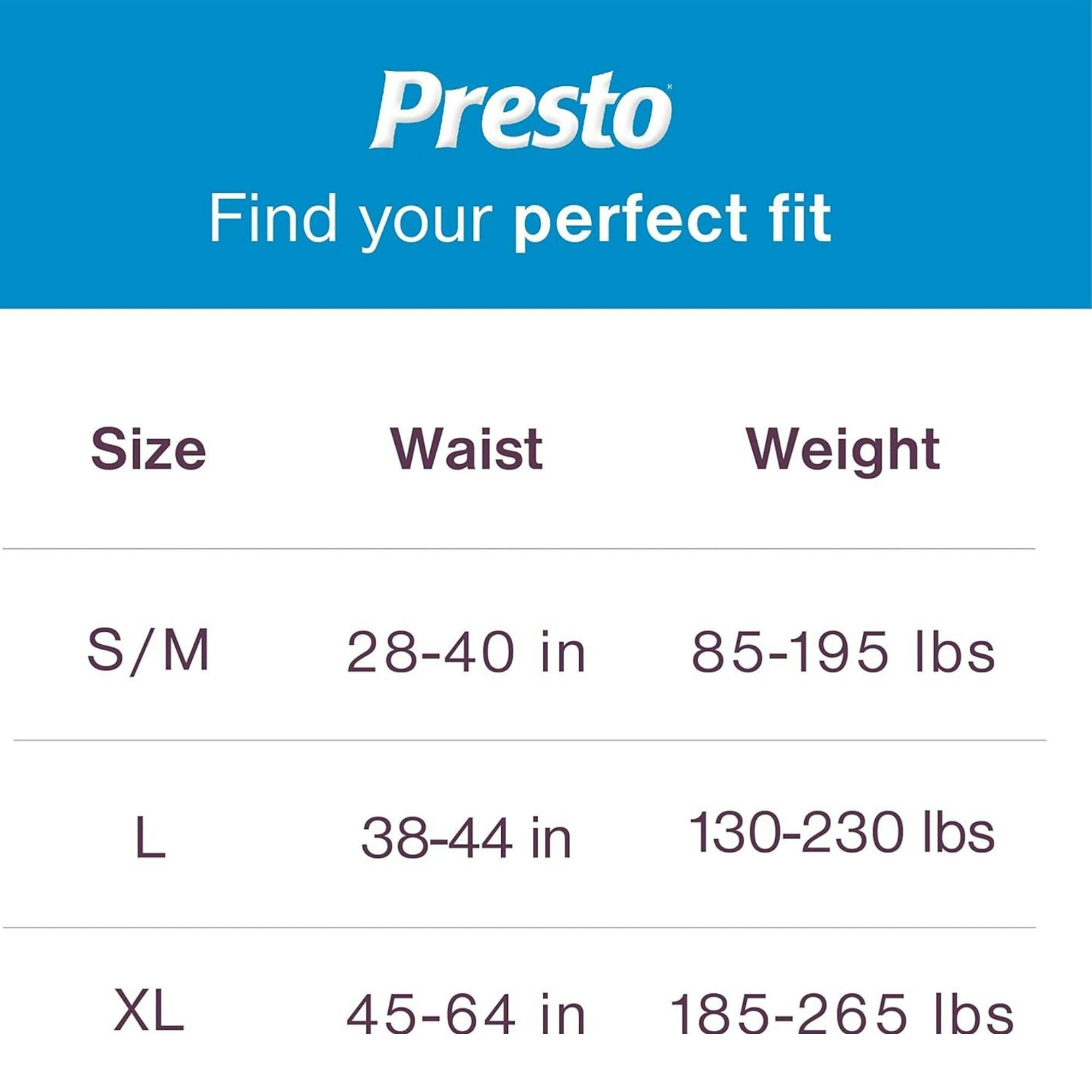 Presto for Women Incontinence Pull-Up Underwear, Maximum Absorbency