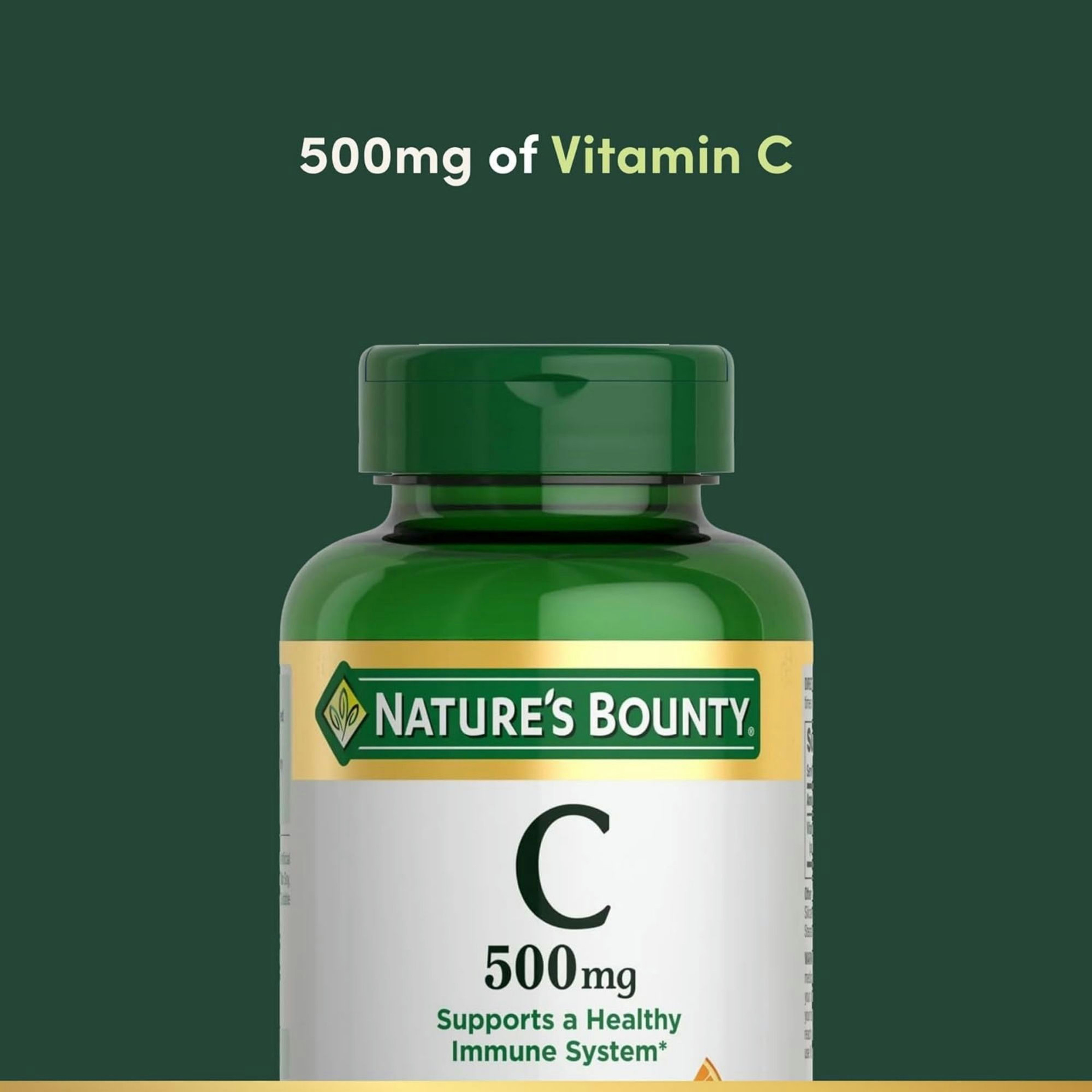 Nature's Bounty Vitamin C Dietary Supplement, 500mg