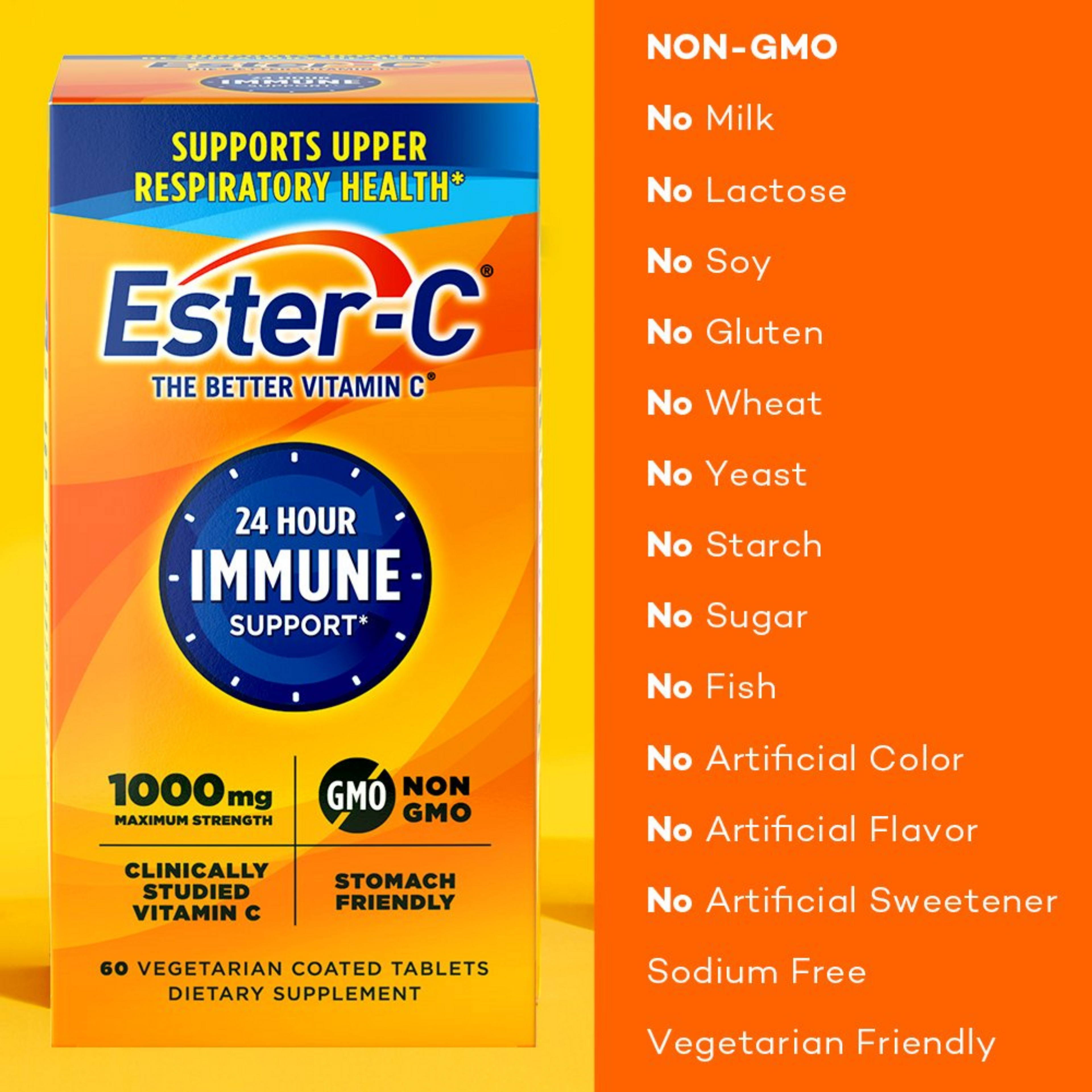 Ester-C Vitamin C Immune Support Supplement, 1000 mg
