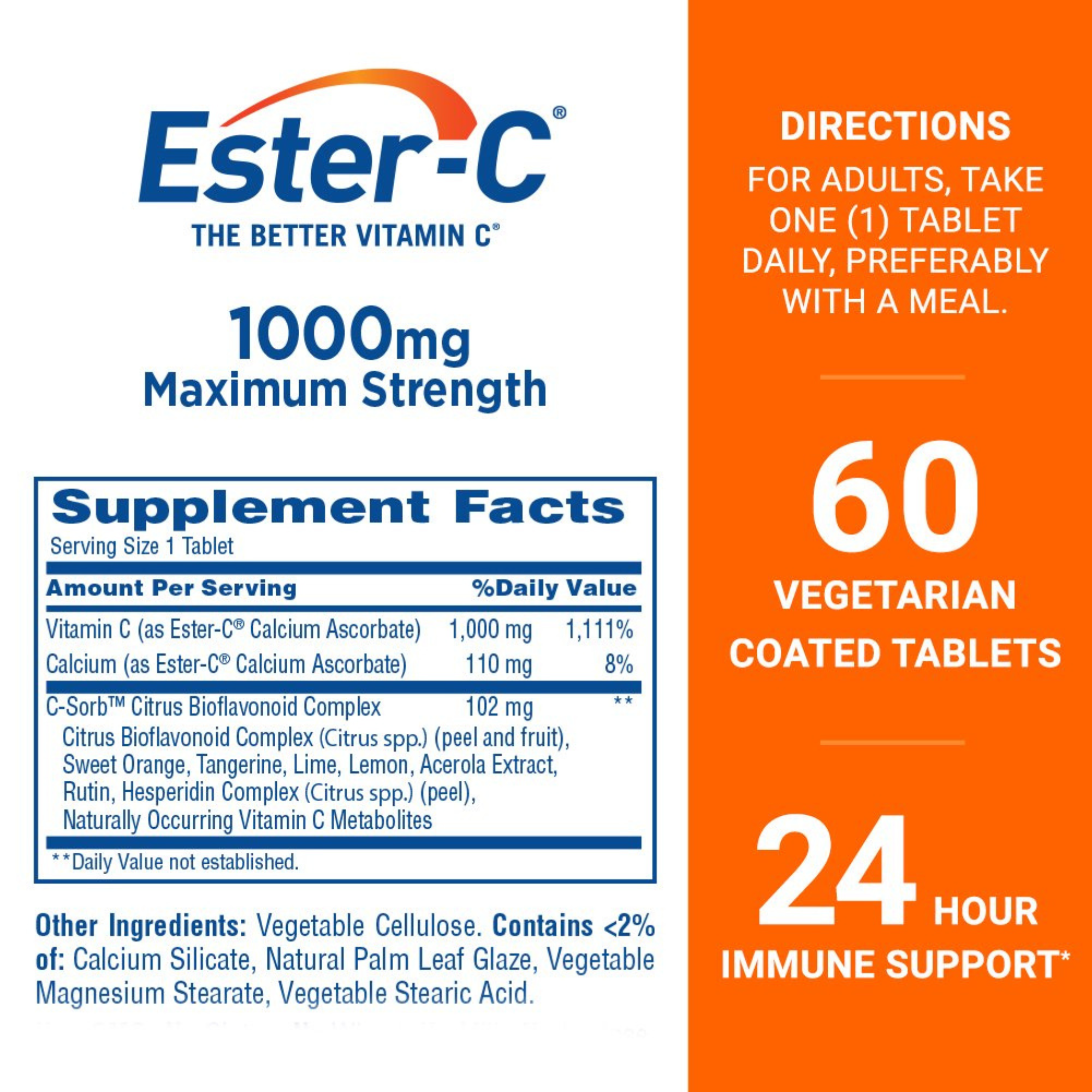 Ester-C Vitamin C Immune Support Supplement, 1000 mg