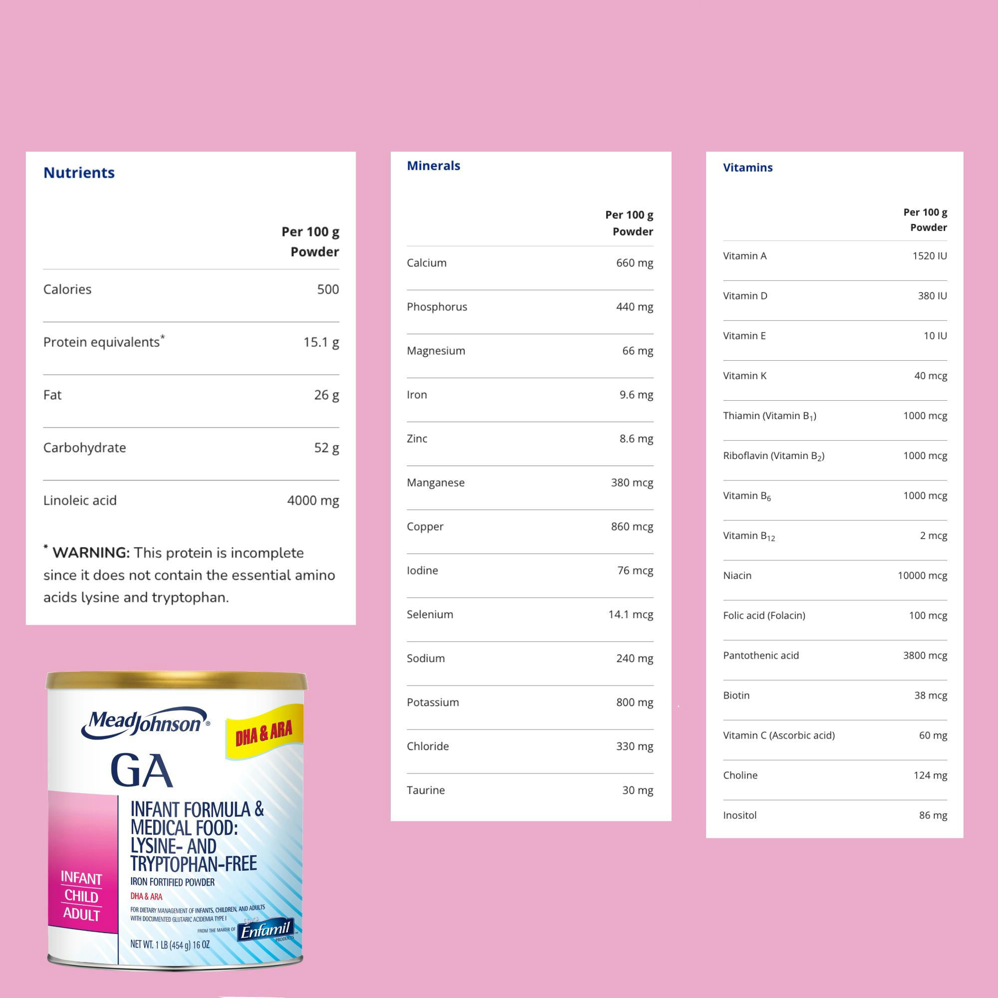 Mead Johnson GA Infant Formula & Medical Food
