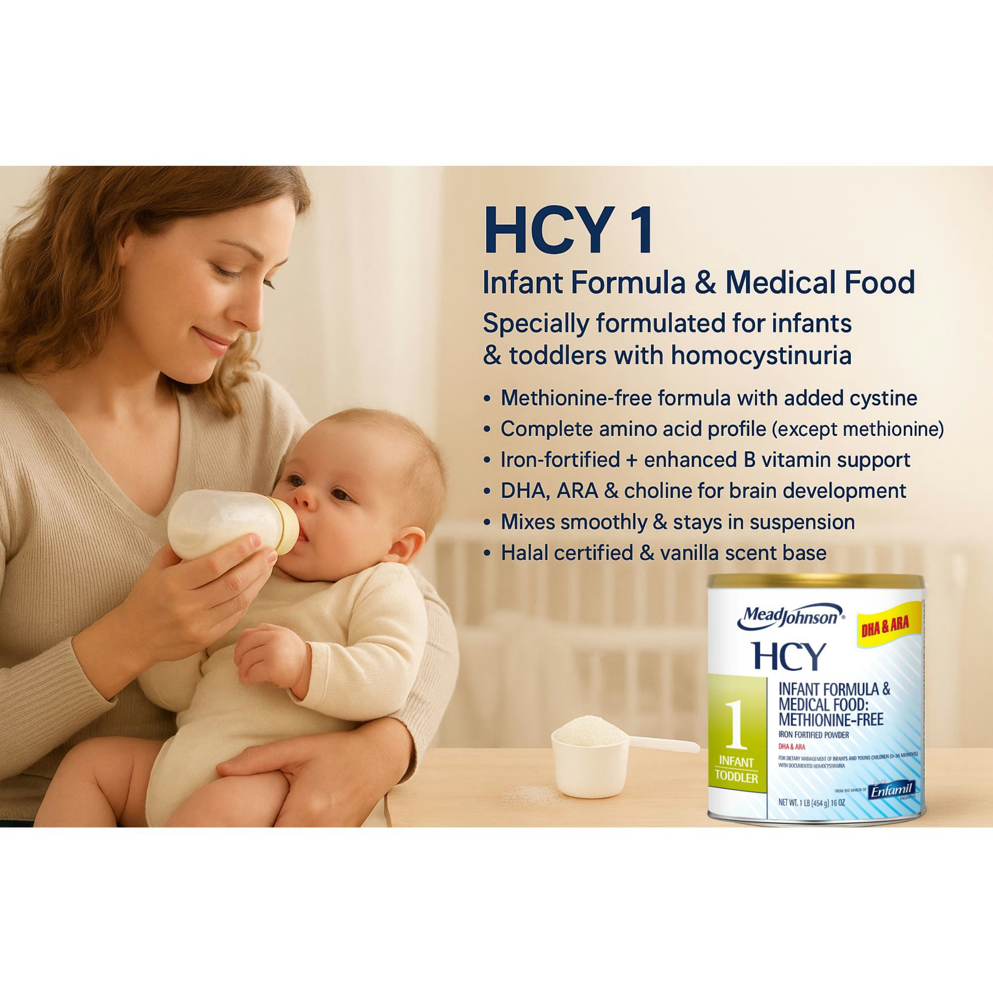Mead Johnson HCY 1 Infant Formula & Medical Food