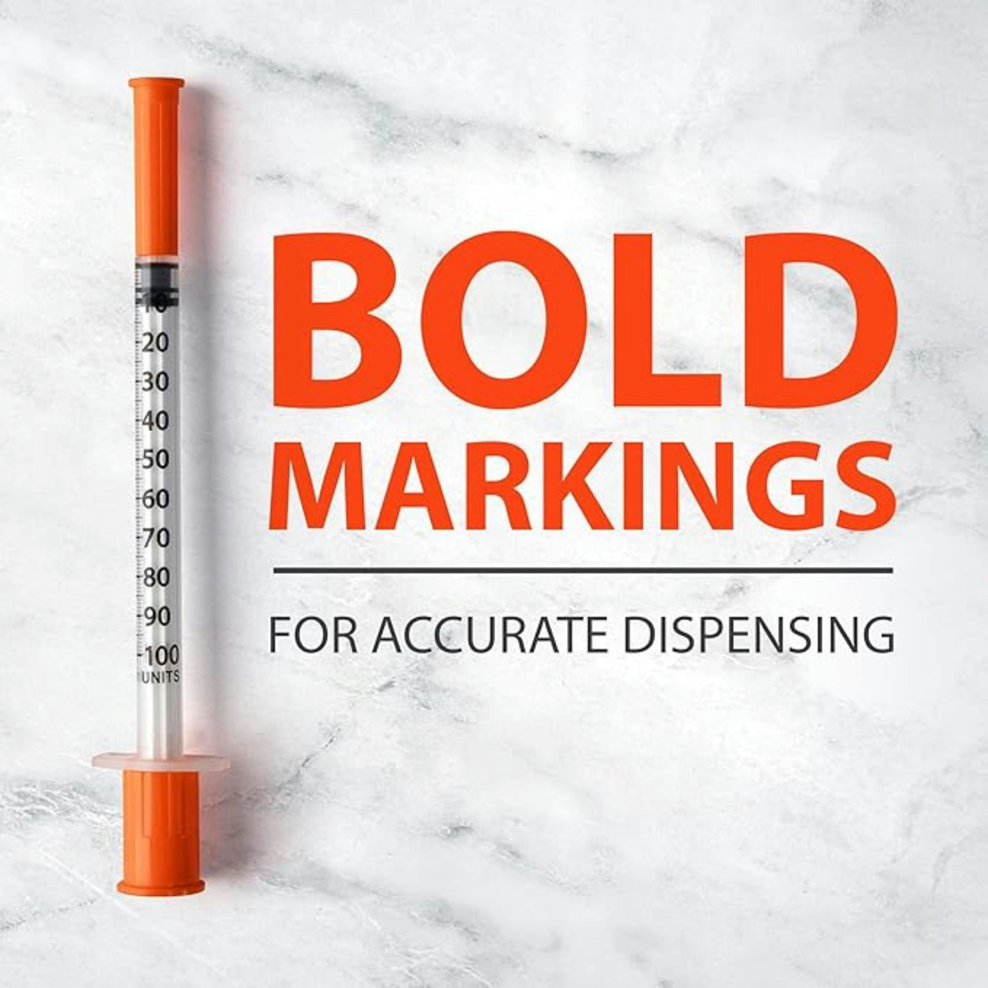 Easy Touch U-100 Insulin Syringe With Needle, 28 gauge