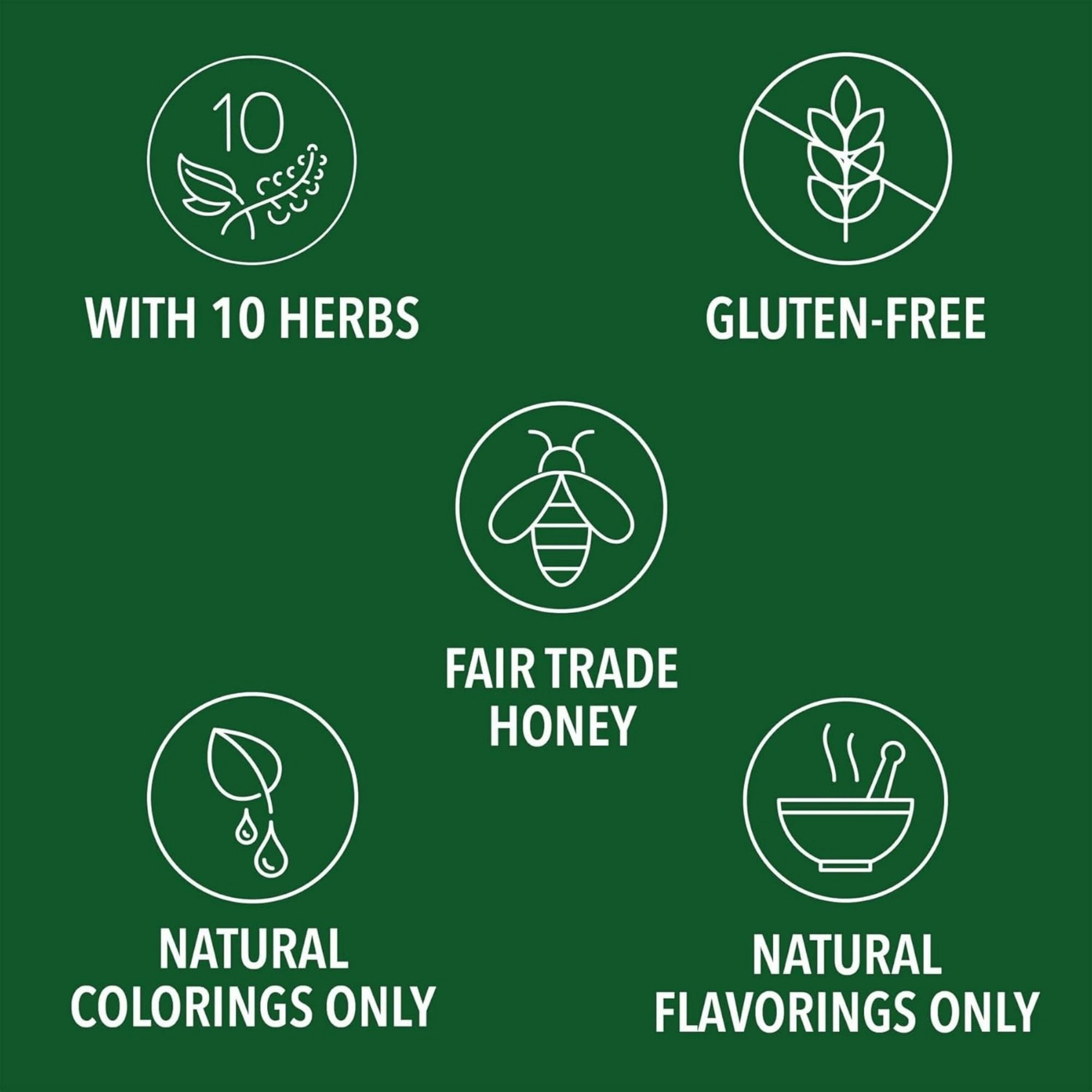 Ricola Max Throat Care Cough Drops Made with Swim Alpine Herbs