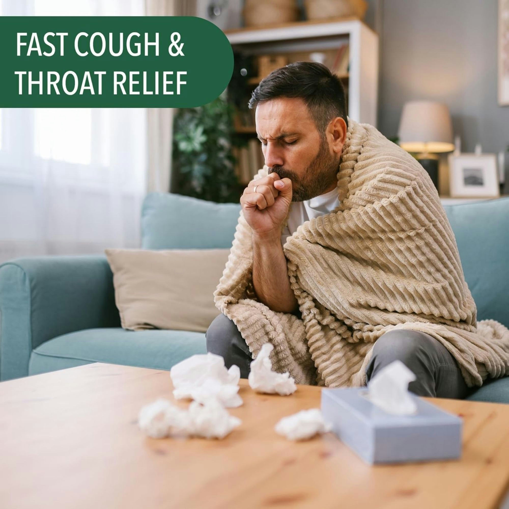 Ricola Max Throat Care Cough Drops Made with Swim Alpine Herbs
