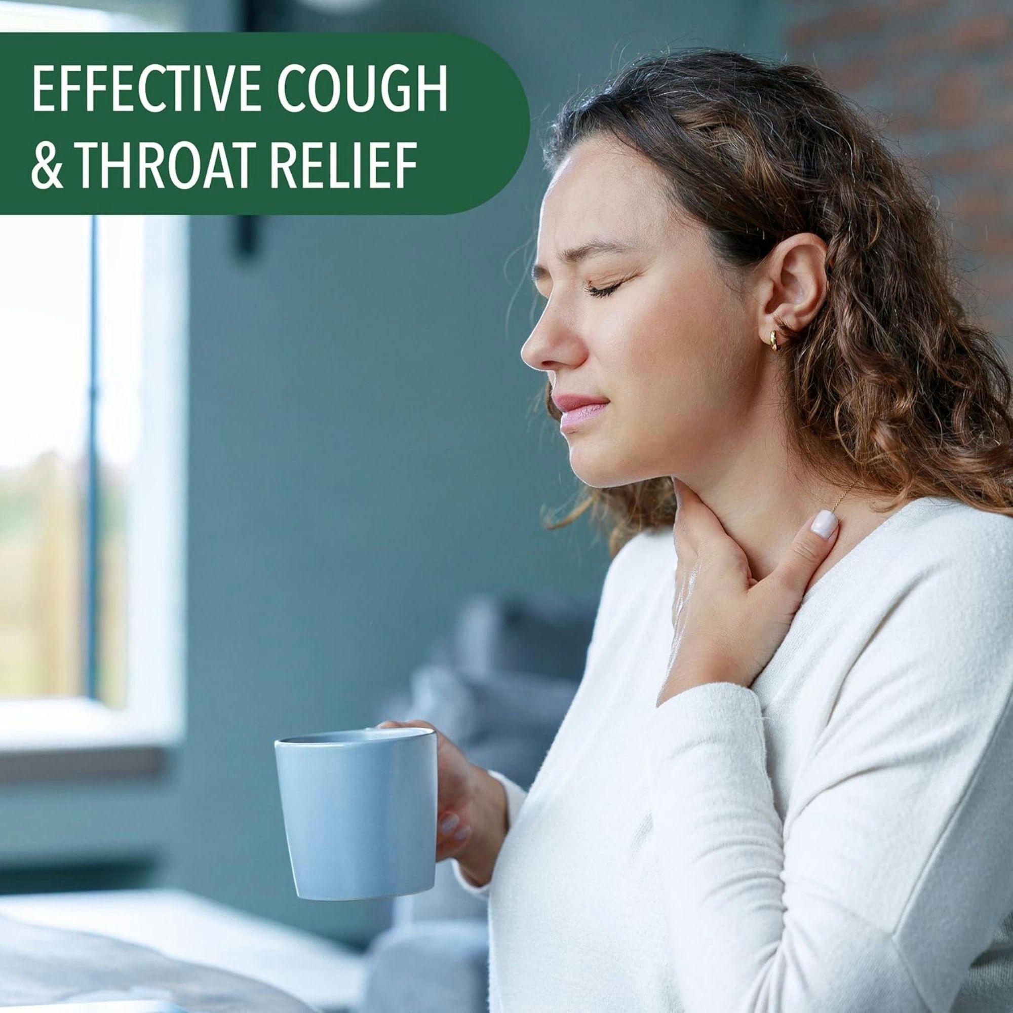 Ricola Max Throat Care Cough Drops Made with Swim Alpine Herbs