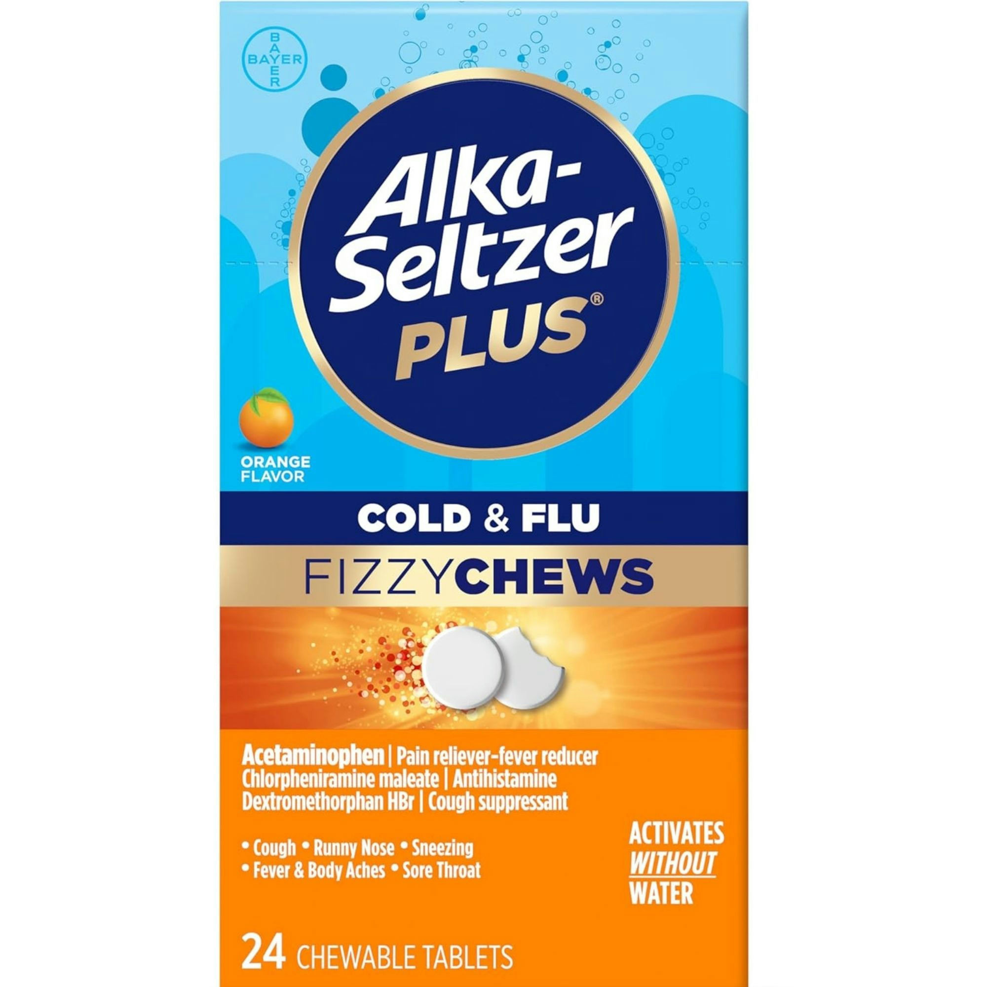 Alka-Seltzer Plus Cold & Flu Fizzy Chews