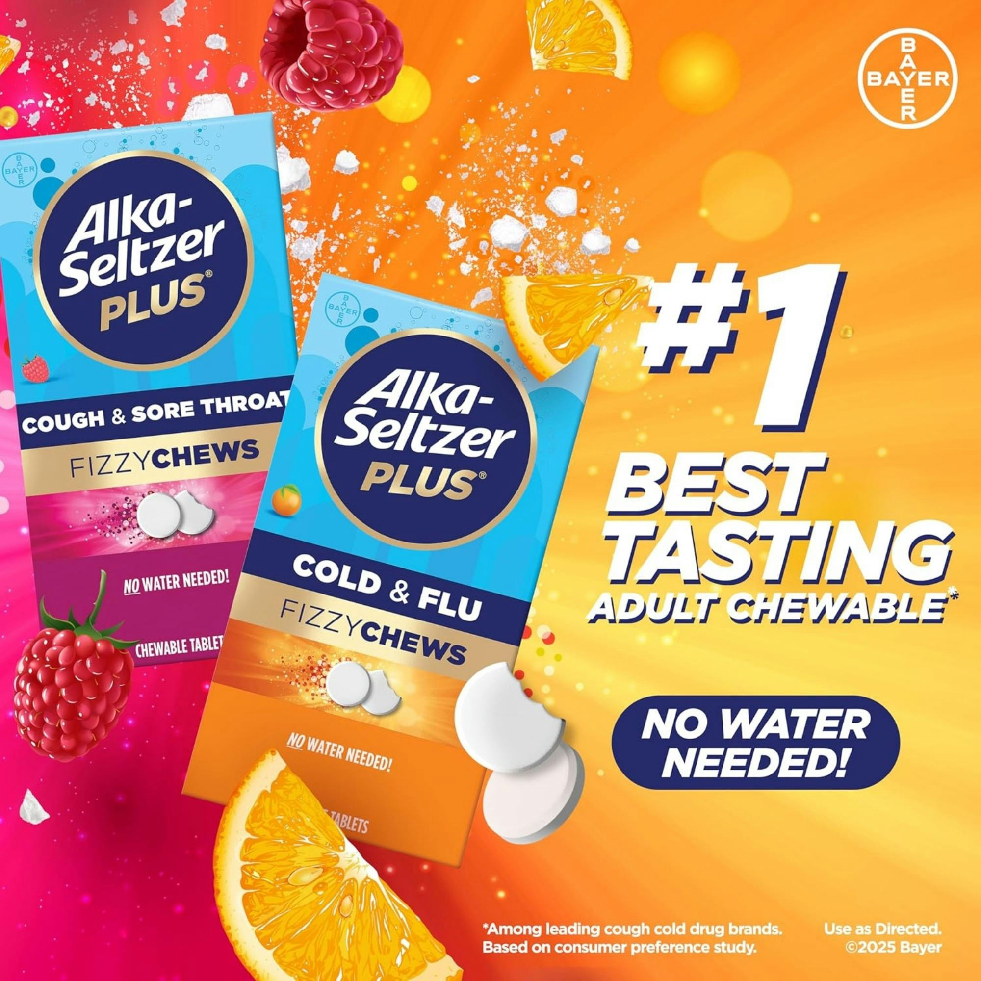 Alka-Seltzer Plus Cold & Flu Fizzy Chews