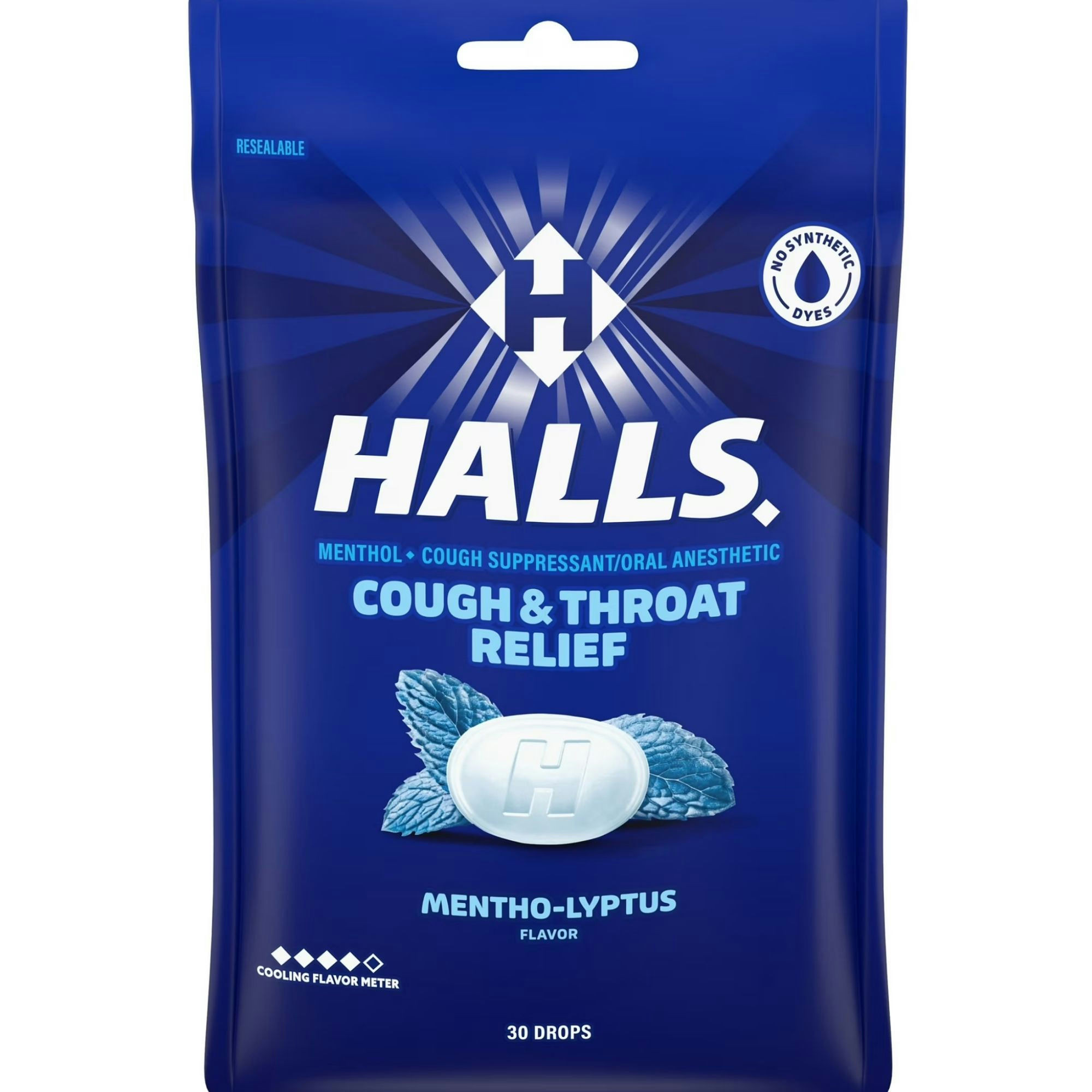 HALLS Cough and Throat Relief Cough Drops