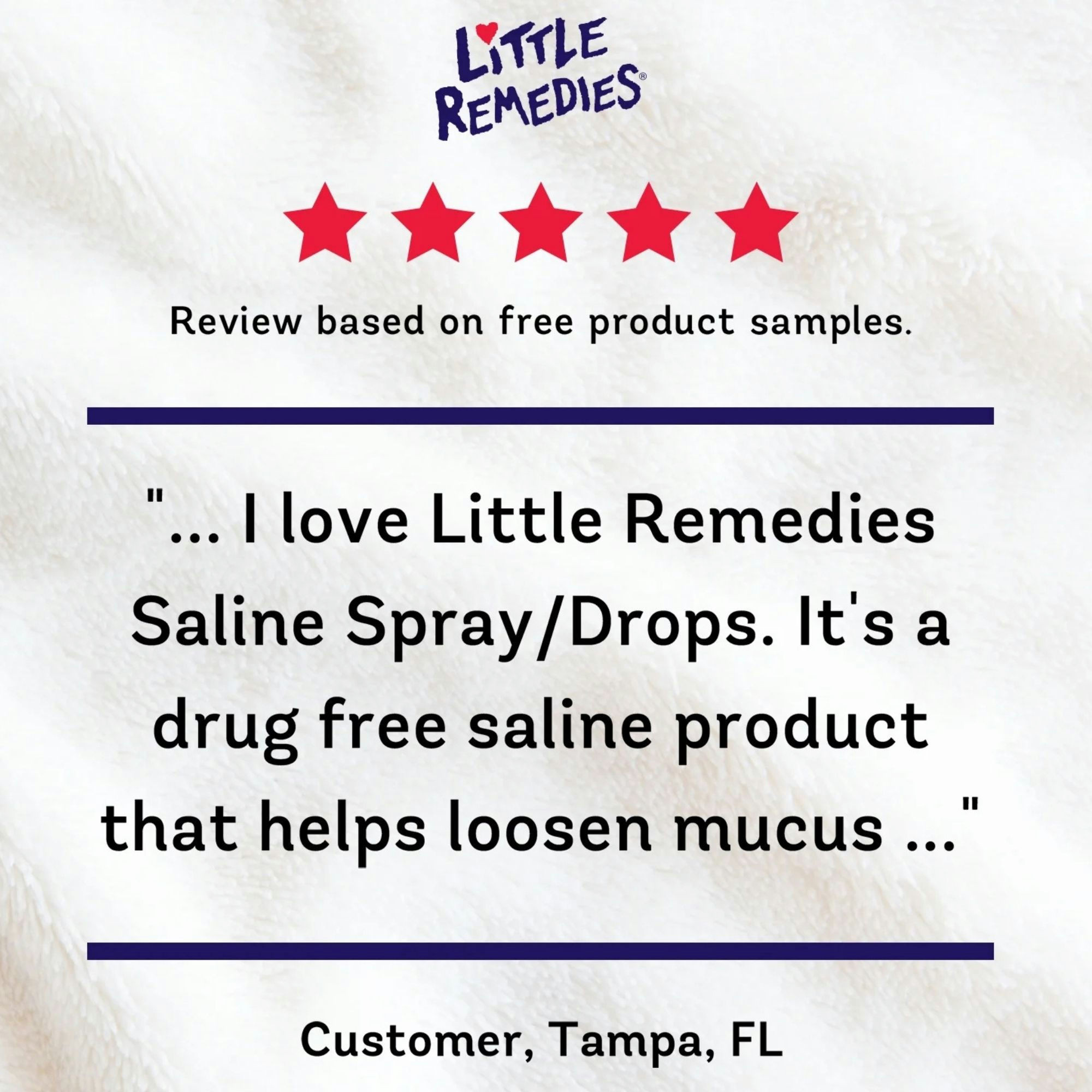 Little Remedies Saline Spray Plus Drops