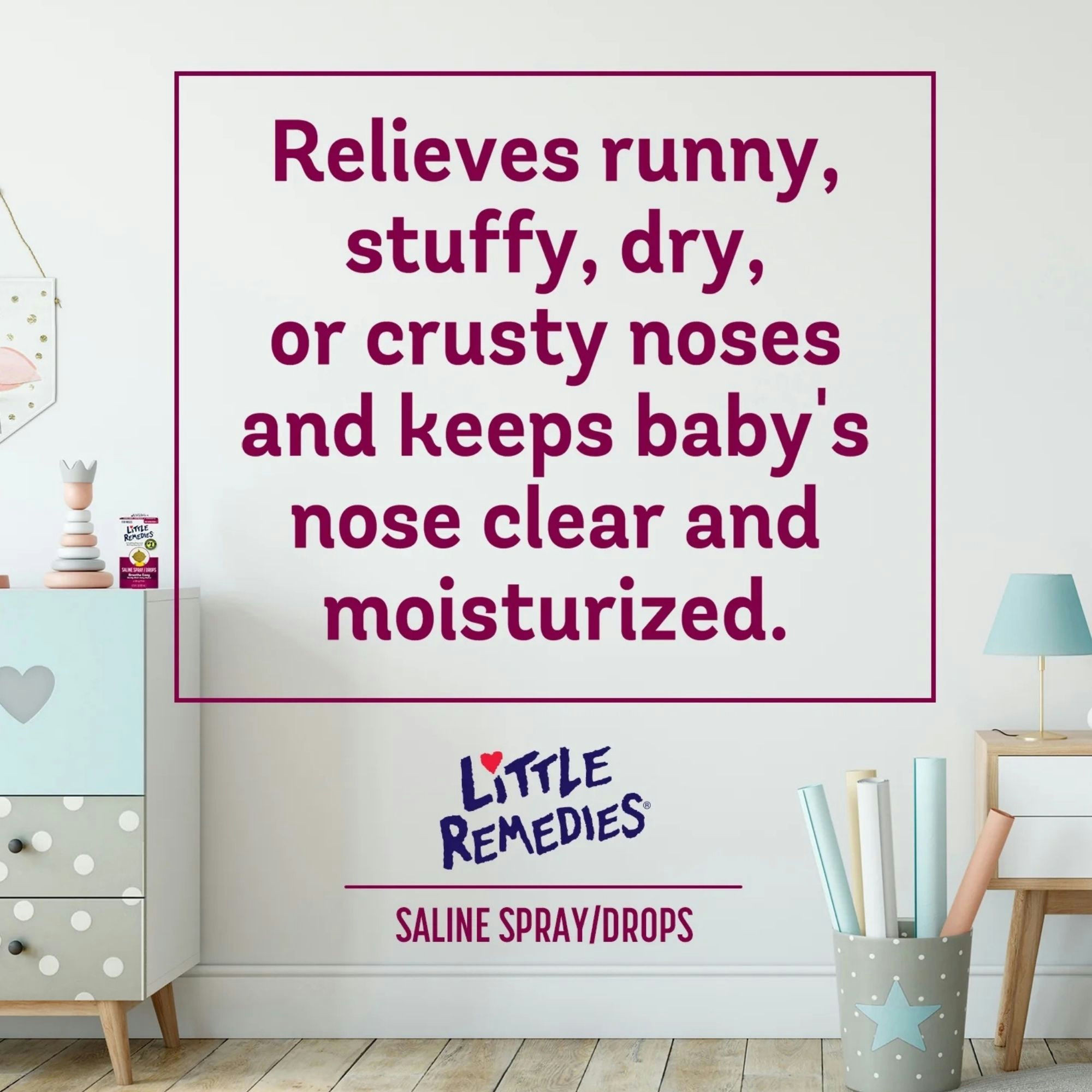 Little Remedies Saline Spray Plus Drops