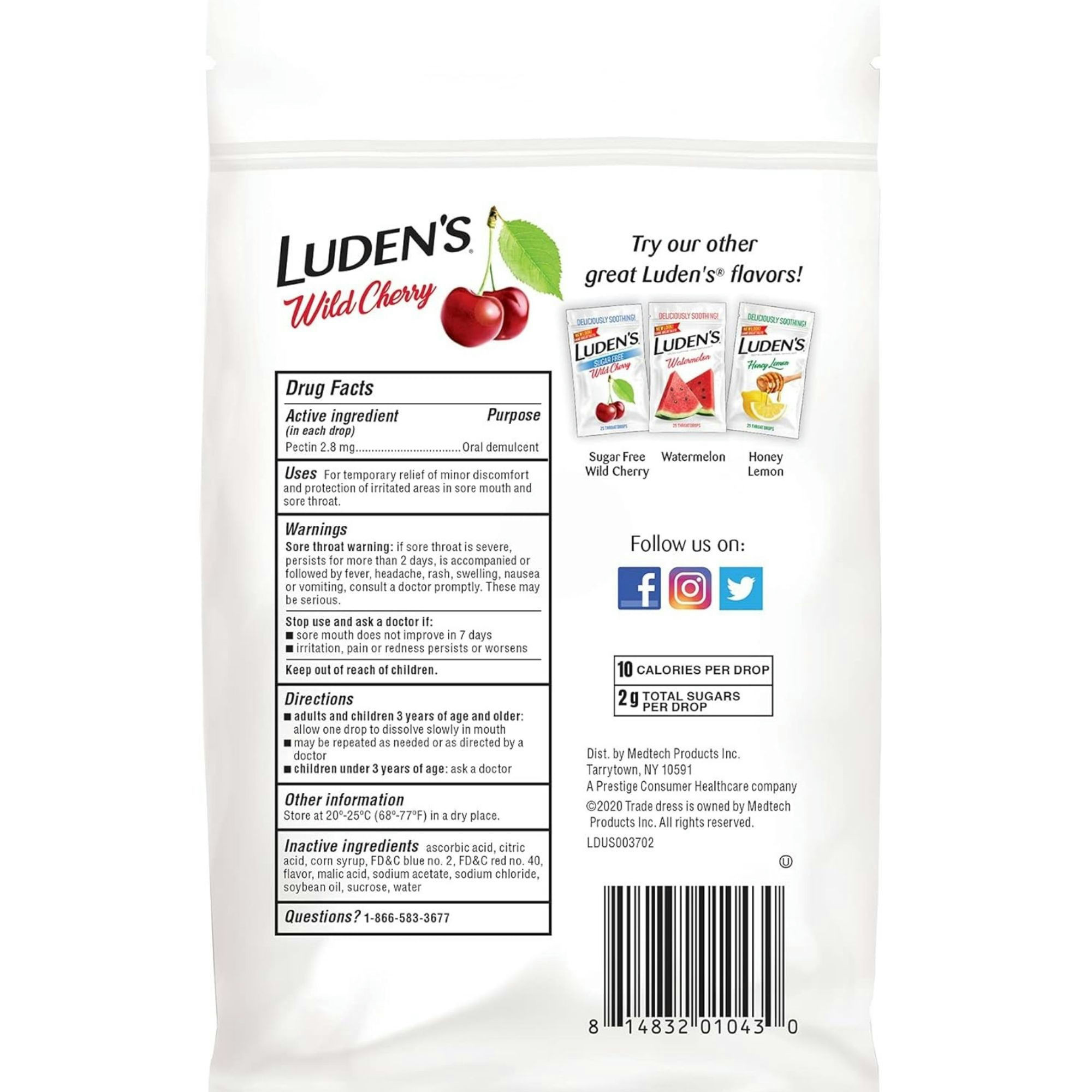 Luden's Sore Throat Drops