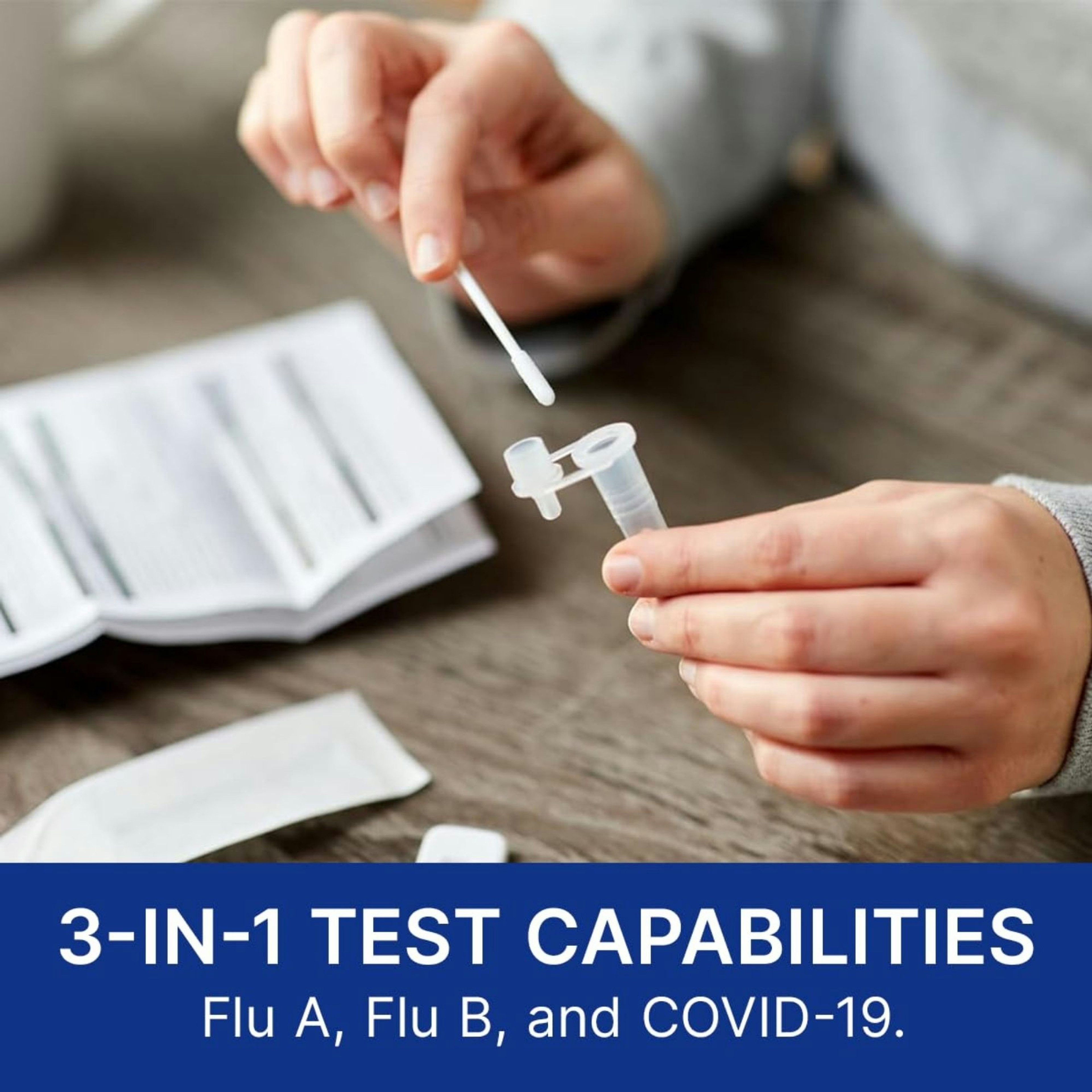 CorDx Tyfast Flu A/B & COVID-19 At Home Multiplex Rapid Test