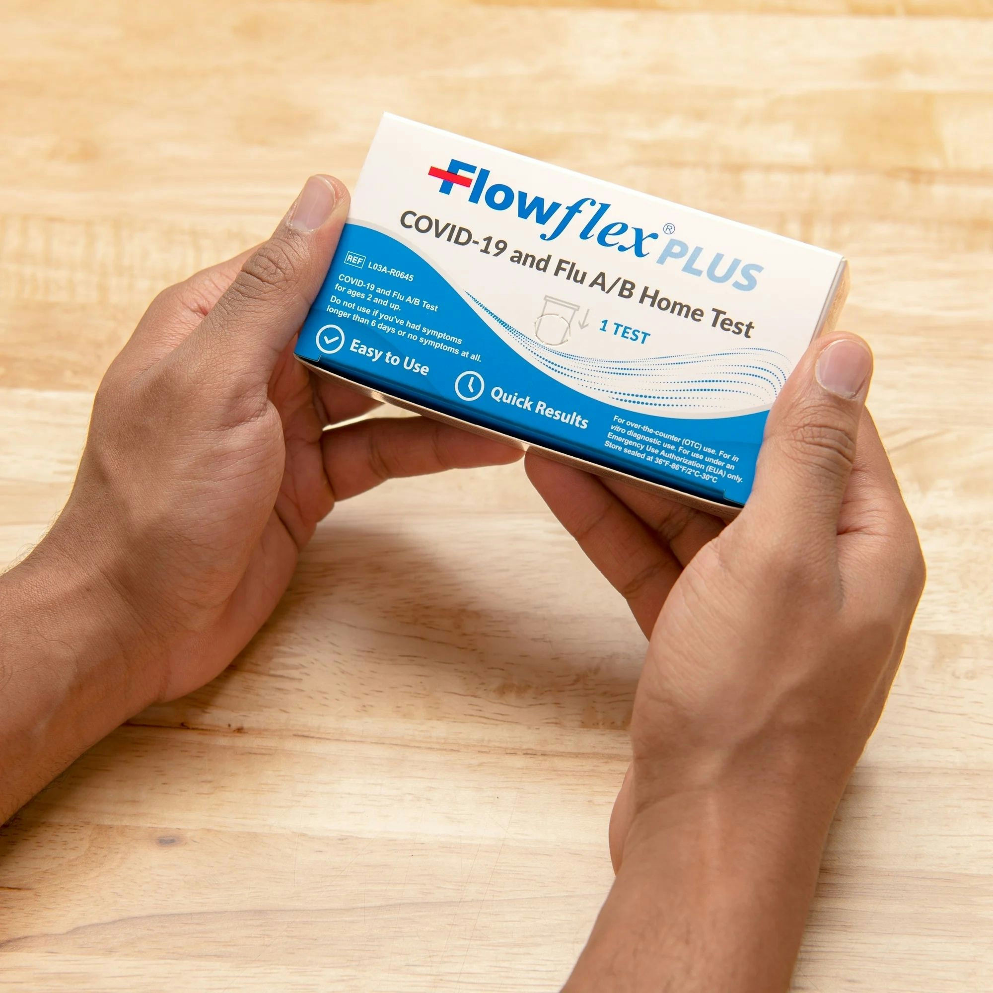 Flowflex Plus COVID-19 and Flu A/B Home Test
