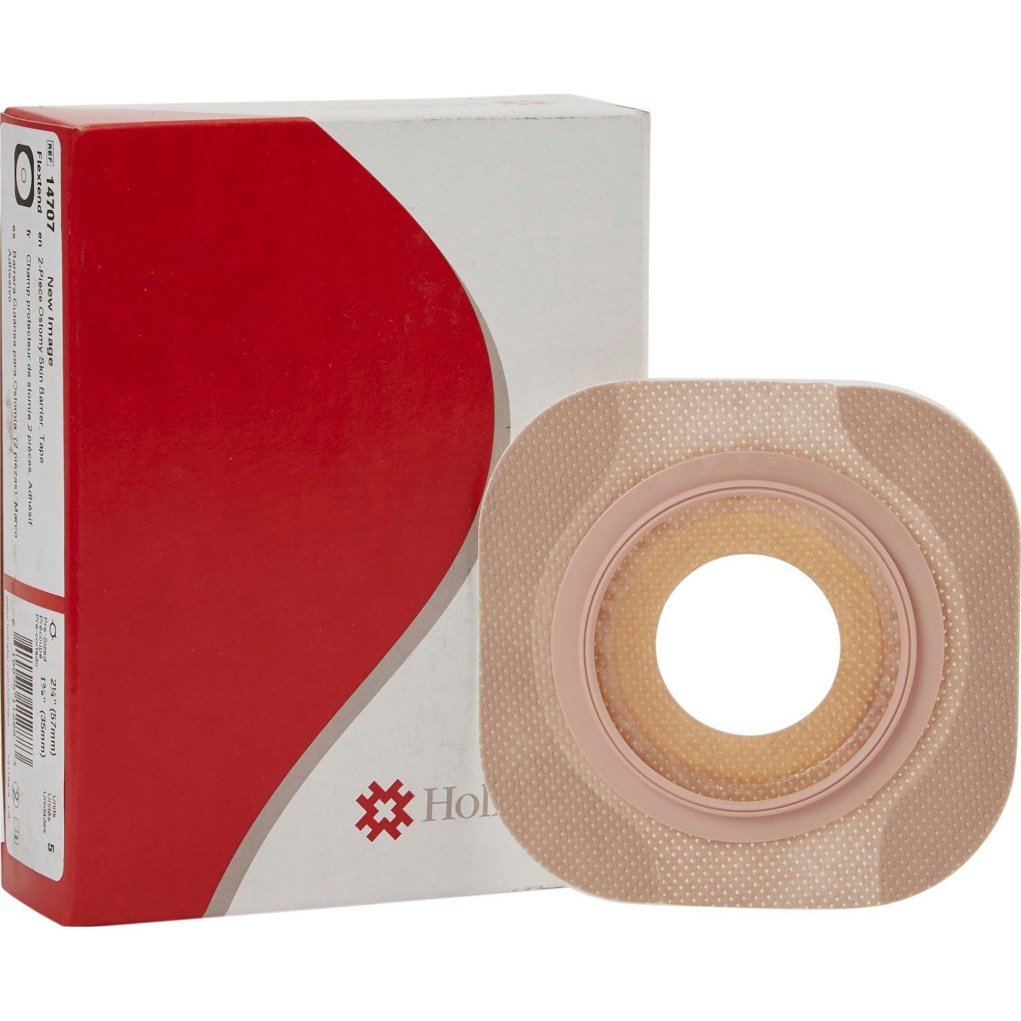 Hollister New Image Flextend Flat Skin Barrier with Tape Border, Pre-Sized