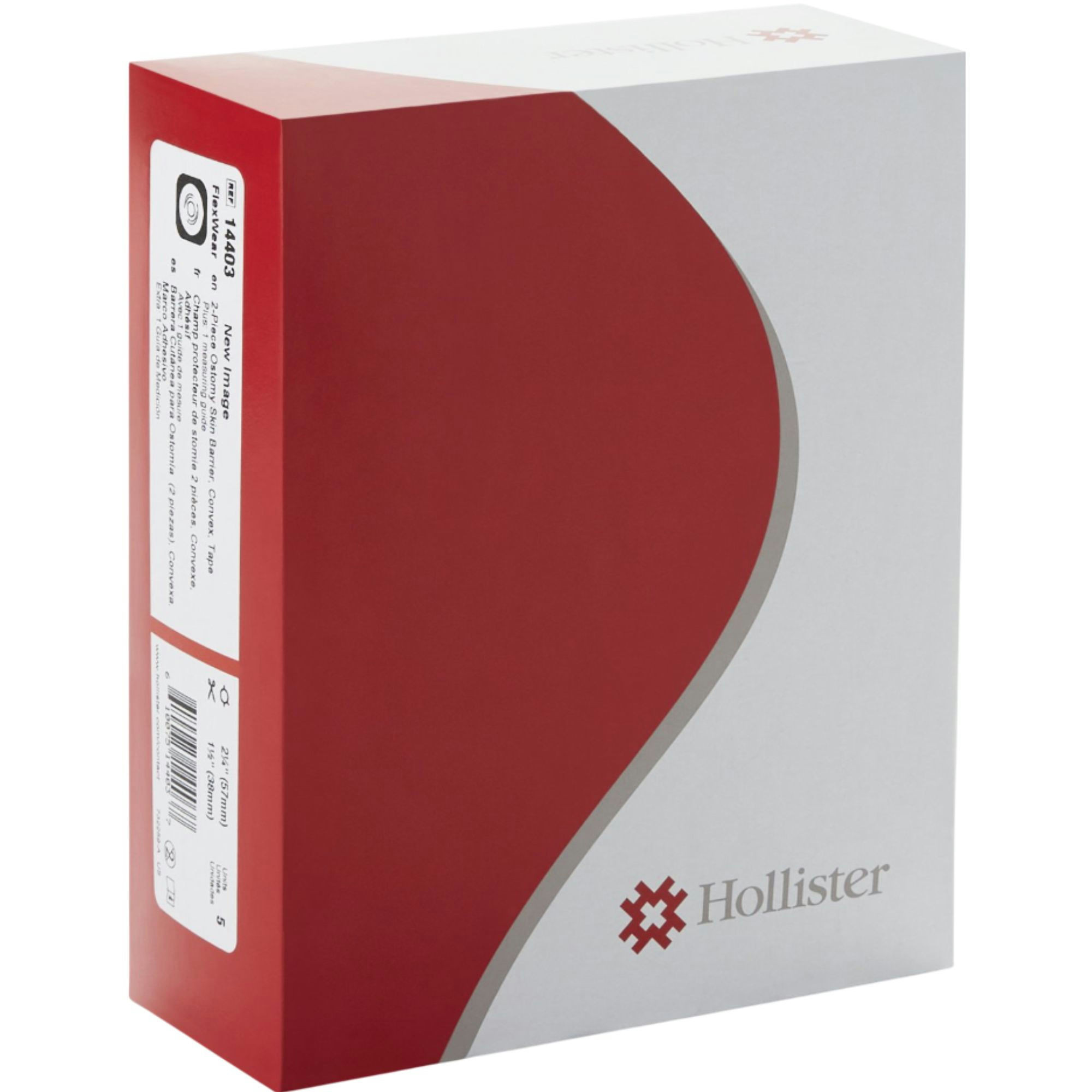 Hollister New Image FlexWear Skin Barrier with Tape Border, Trim-to-Fit
