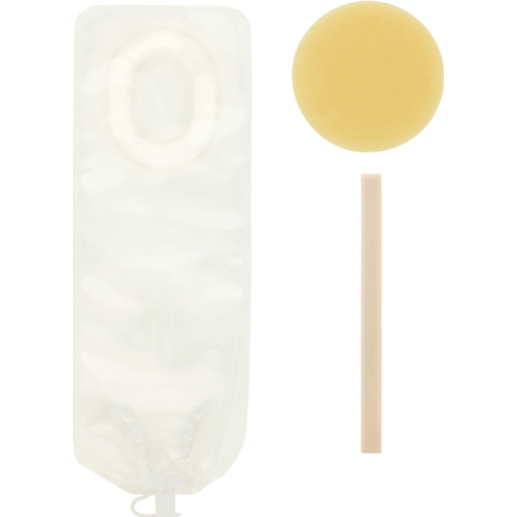 Hollister Pouchkins One-Piece Newborn Ostomy Pouch, Trim-to-Fit