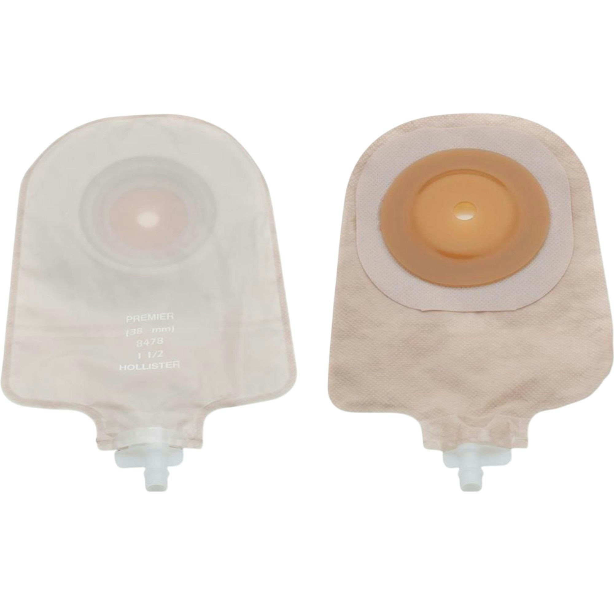 Hollister Premier FlexTend Convex One-Piece Urostomy Pouch with Tape Border, Trim-to-Fit