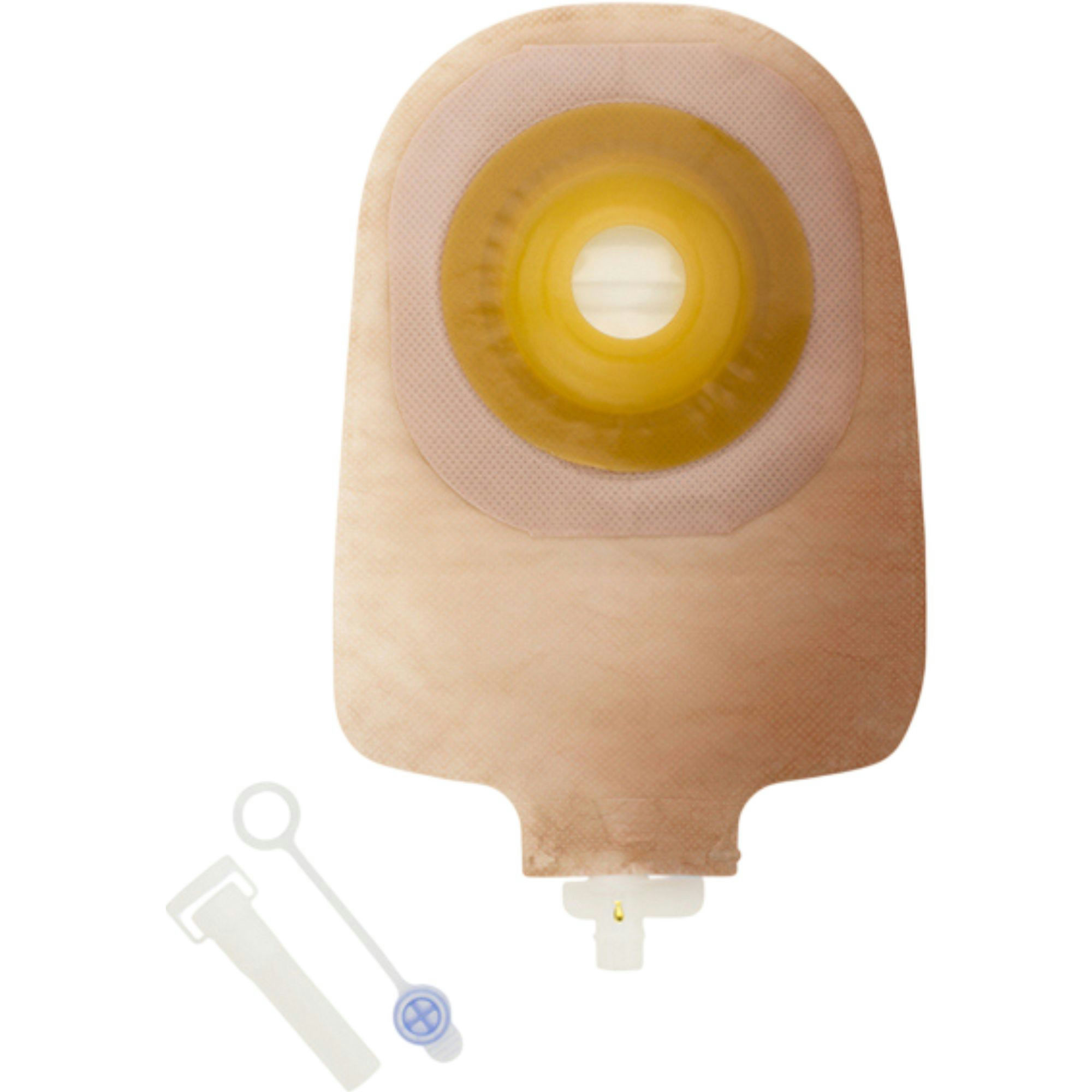 Hollister Premier FlexTend Convex One-Piece Urostomy Pouch with Tape Border, Trim-to-Fit