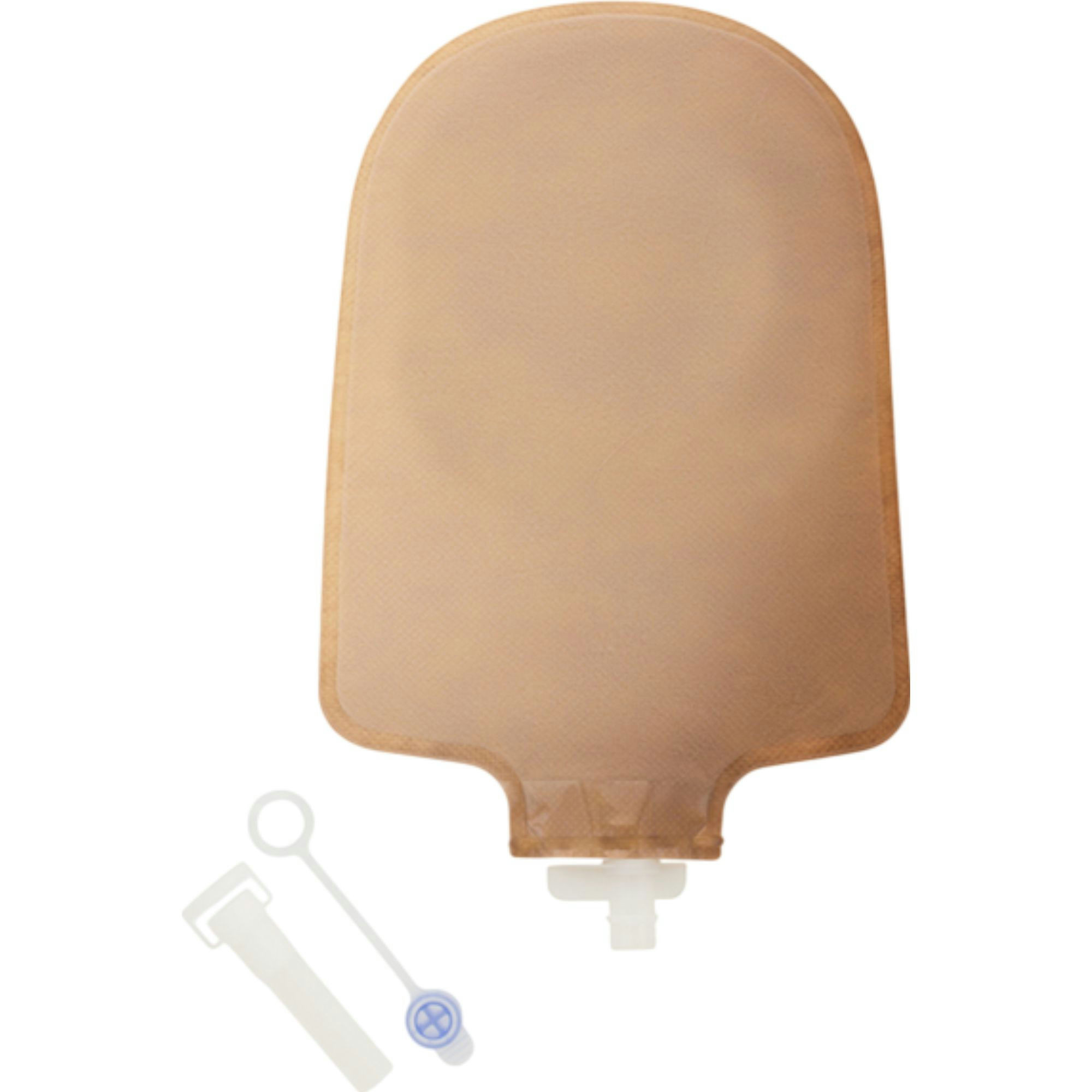 Hollister Premier FlexTend Convex One-Piece Urostomy Pouch with Tape Border, Trim-to-Fit