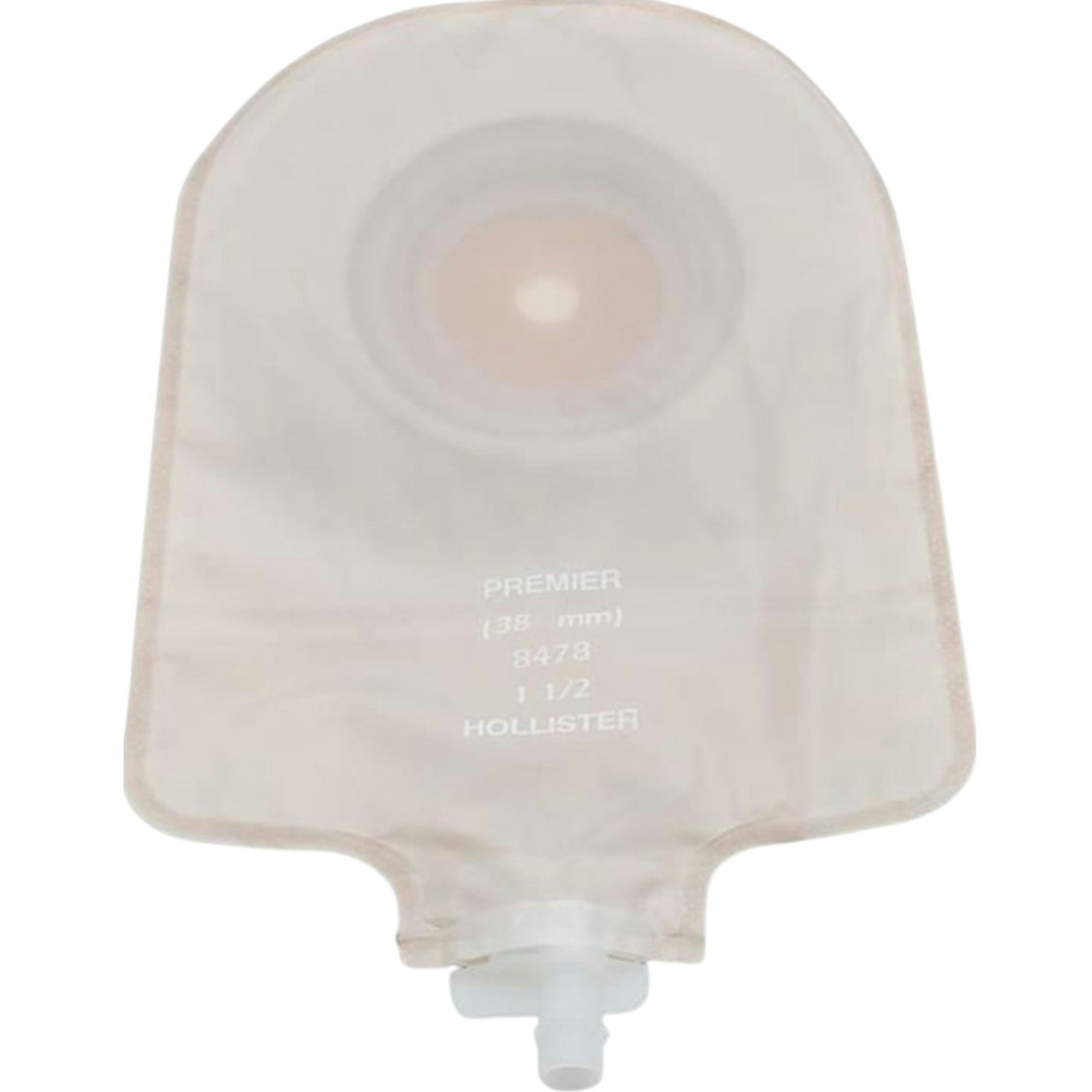 Hollister Premier FlexTend Convex One-Piece Urostomy Pouch with Tape Border, Trim-to-Fit