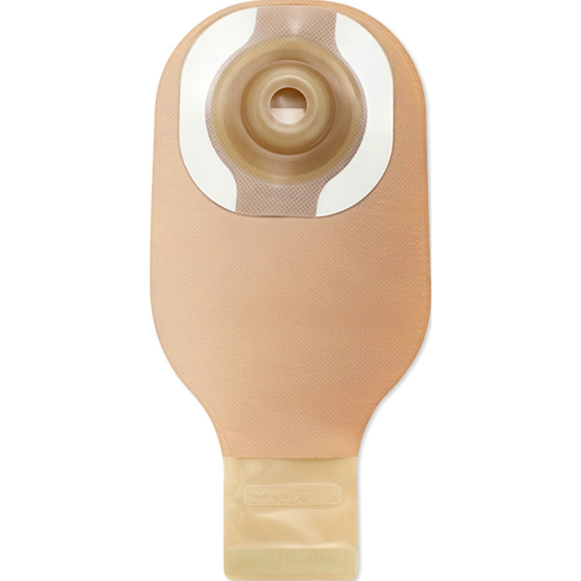 Hollister Premier CeraPlus Soft Convex One-Piece Drainable Ostomy Pouch with Tape Border, Pre-Sized