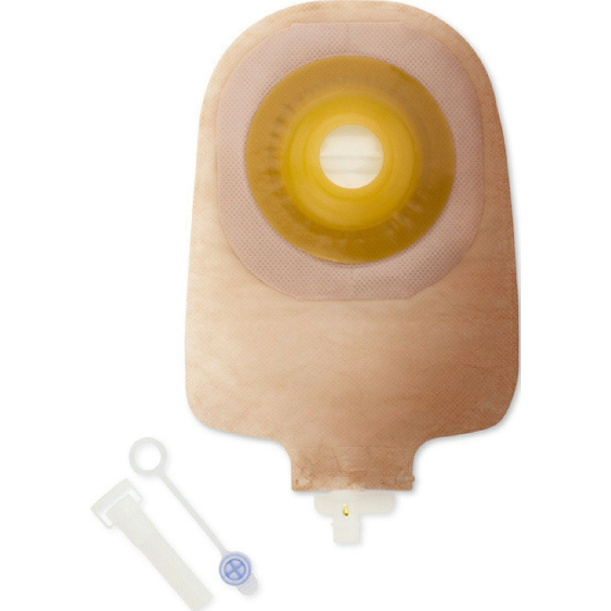 Hollister Premier FlexTend Convex One-Piece Urostomy Pouch with Tape Border, Pre-Sized