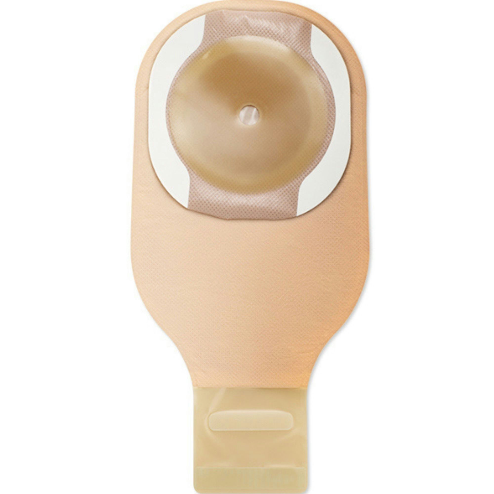 Hollister Premier Flat CeraPlus One Piece Drainable Ostomy Pouch with Filter, Trim-to-Fit