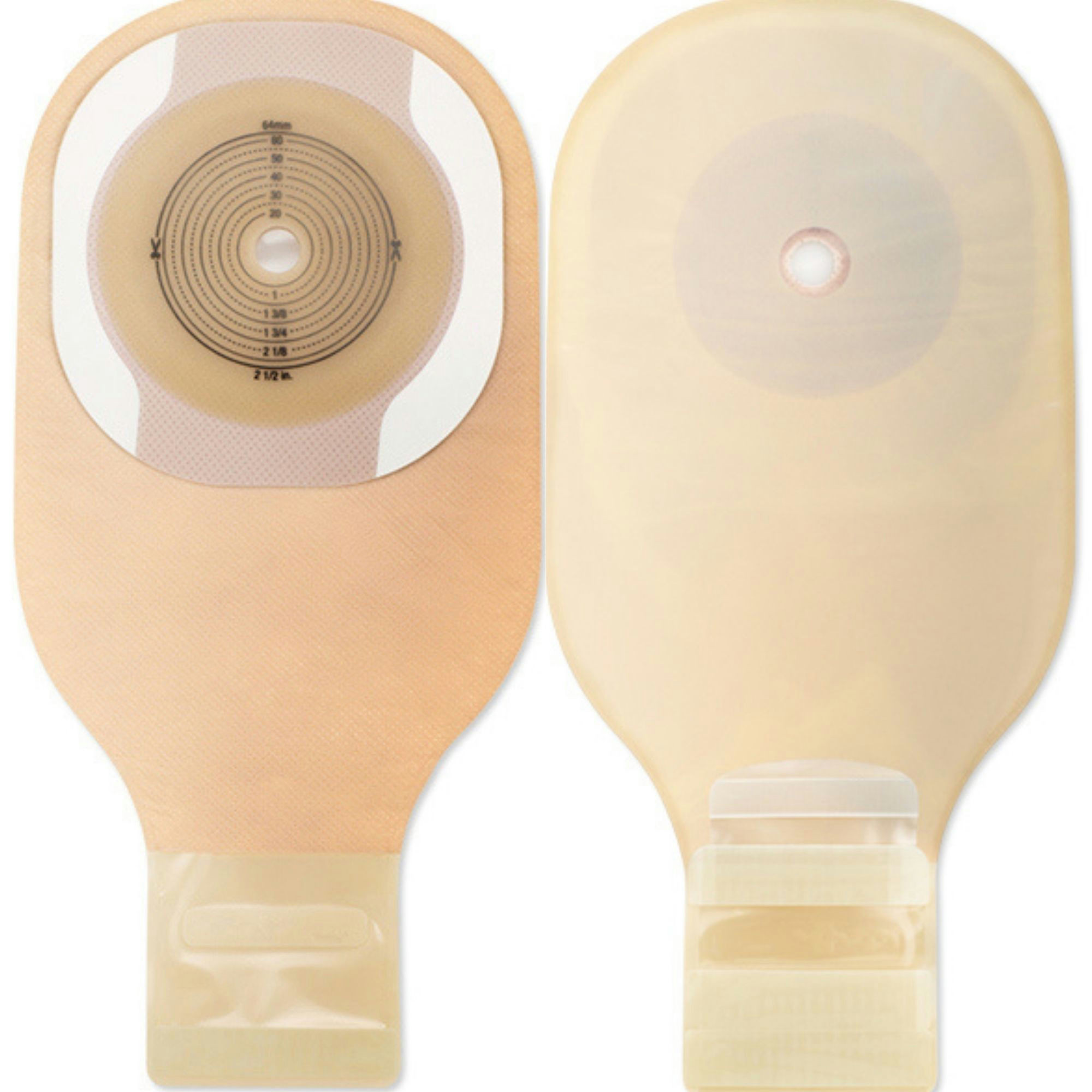 Hollister CeraPlus Flat One-Piece Drainable Ostomy Pouch without Filter