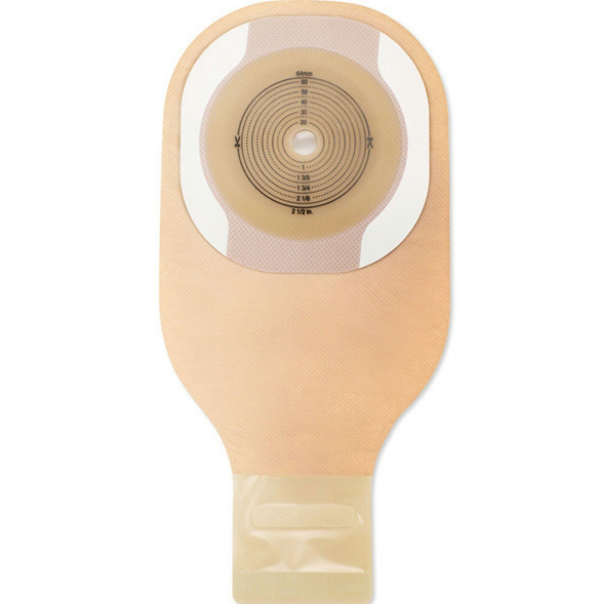 Hollister CeraPlus Flat One-Piece Drainable Ostomy Pouch without Filter