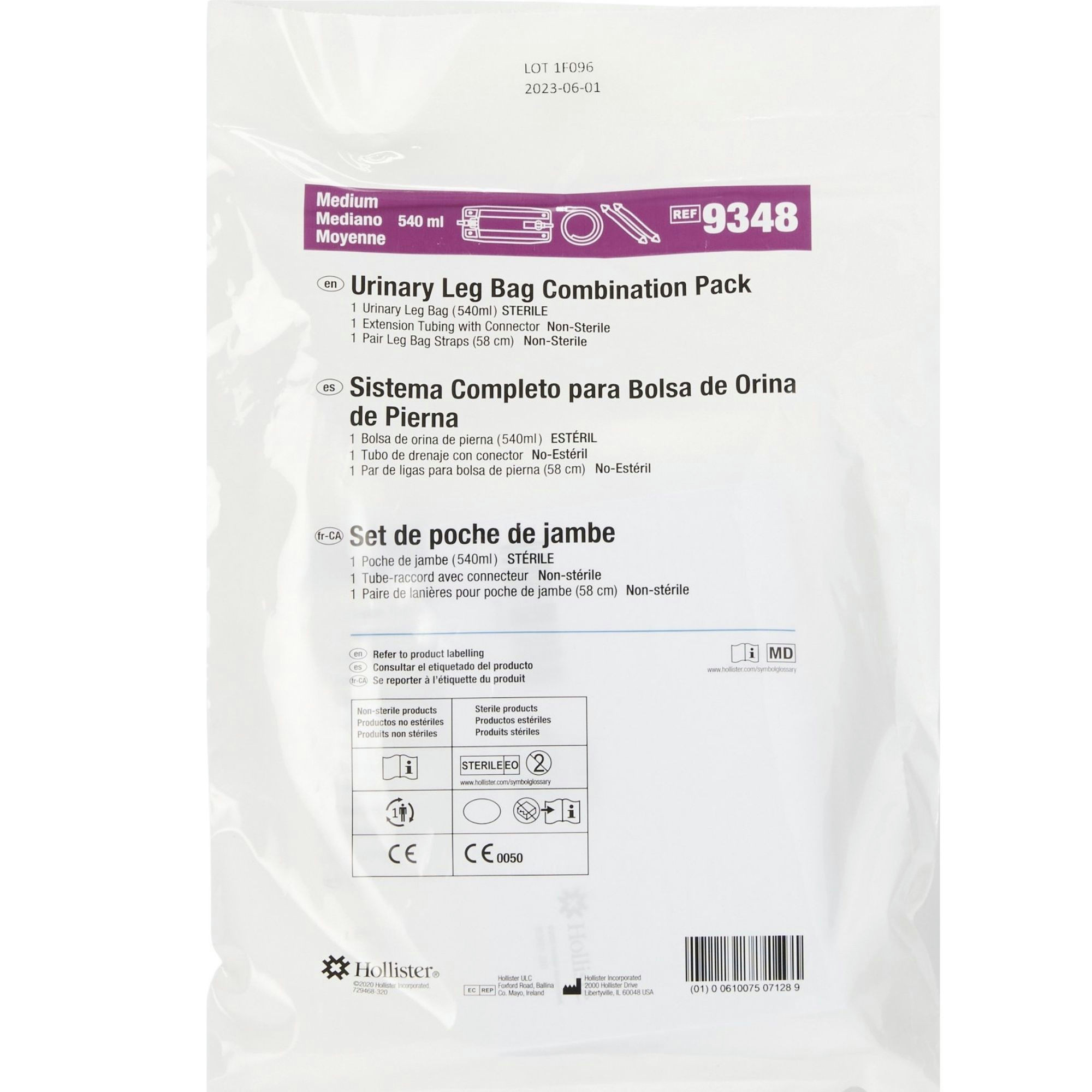 Urinary Leg Bag Combination Pack