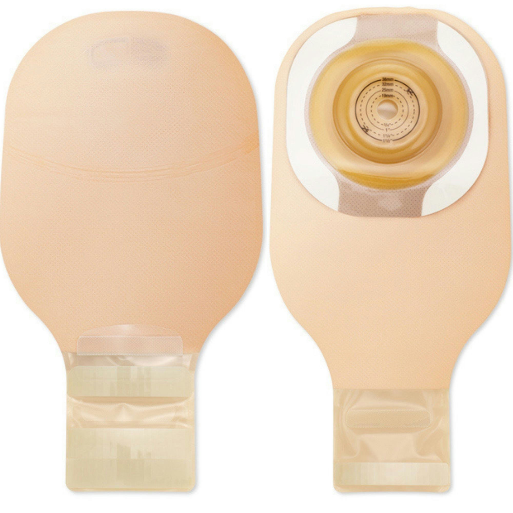 Hollister Premier Soft Convex Flextend One Piece Drainable Ostomy Pouch with Filter, Trim to Fit
