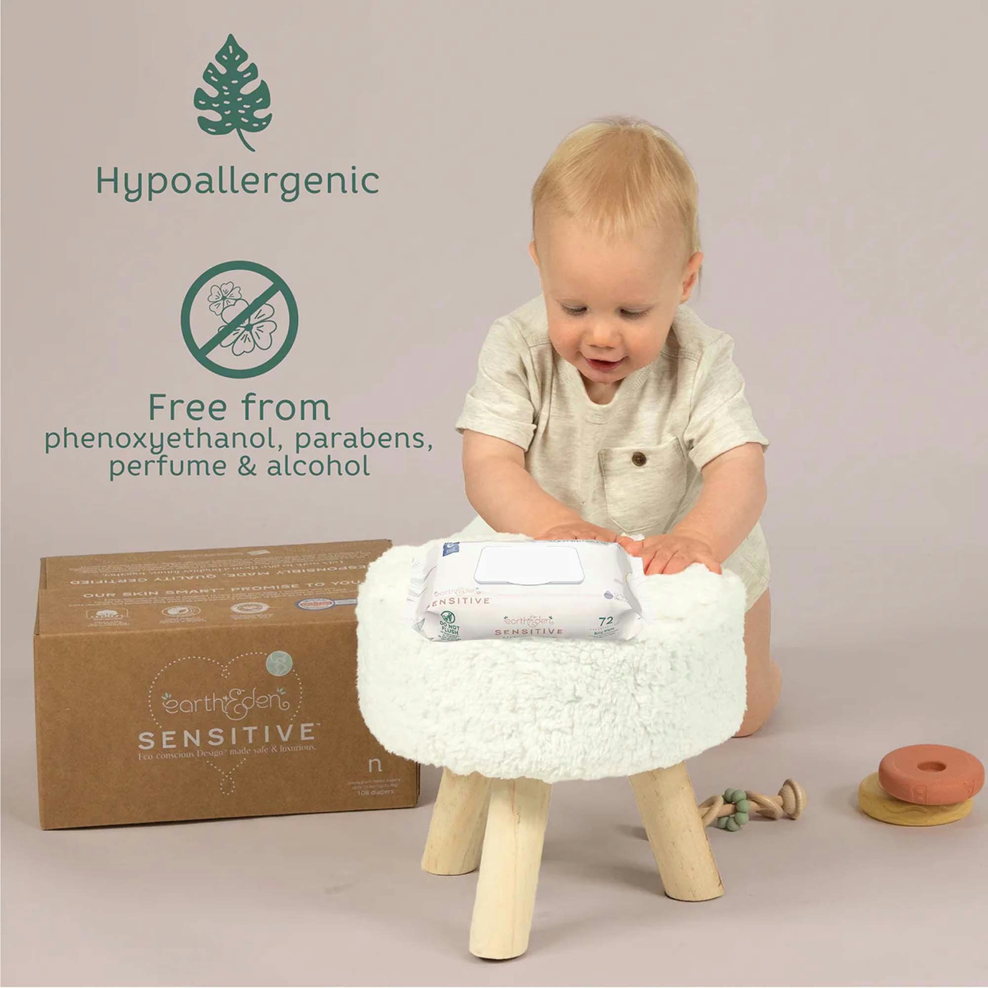 Earth & Eden Sensitive Baby Wipes