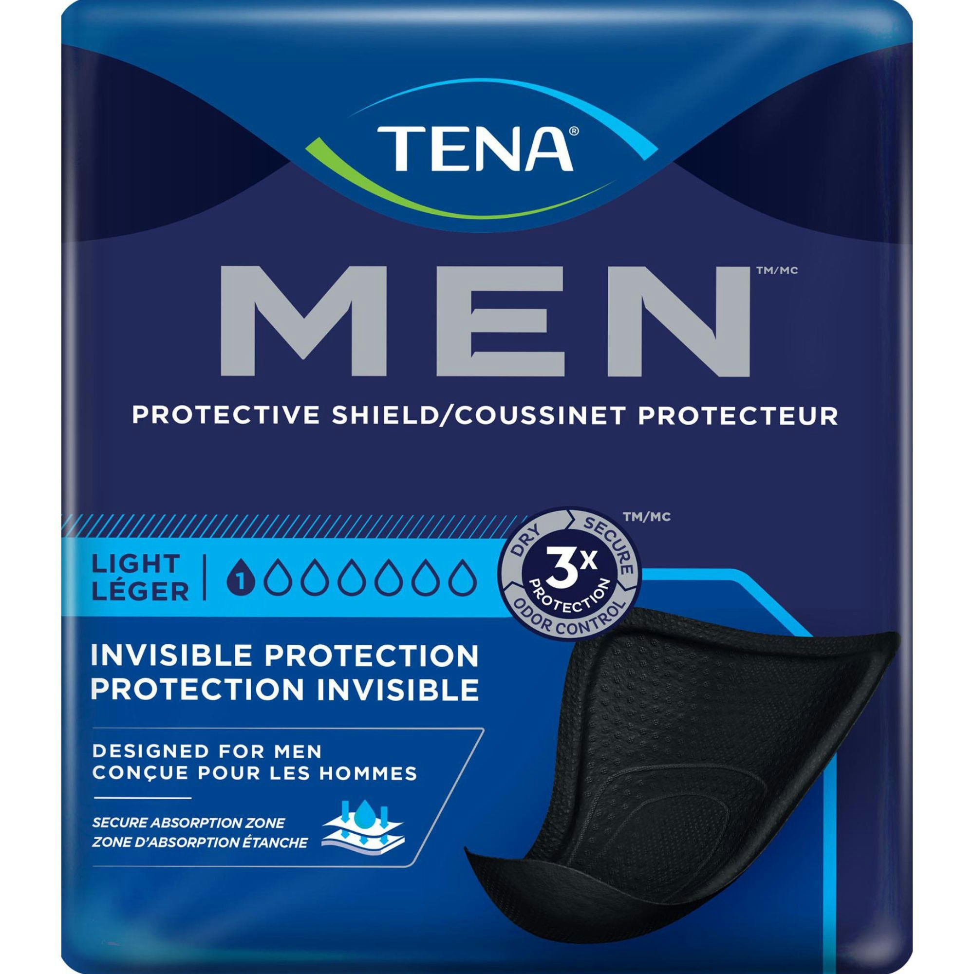 TENA Men Protective Shield, Light Absorbency