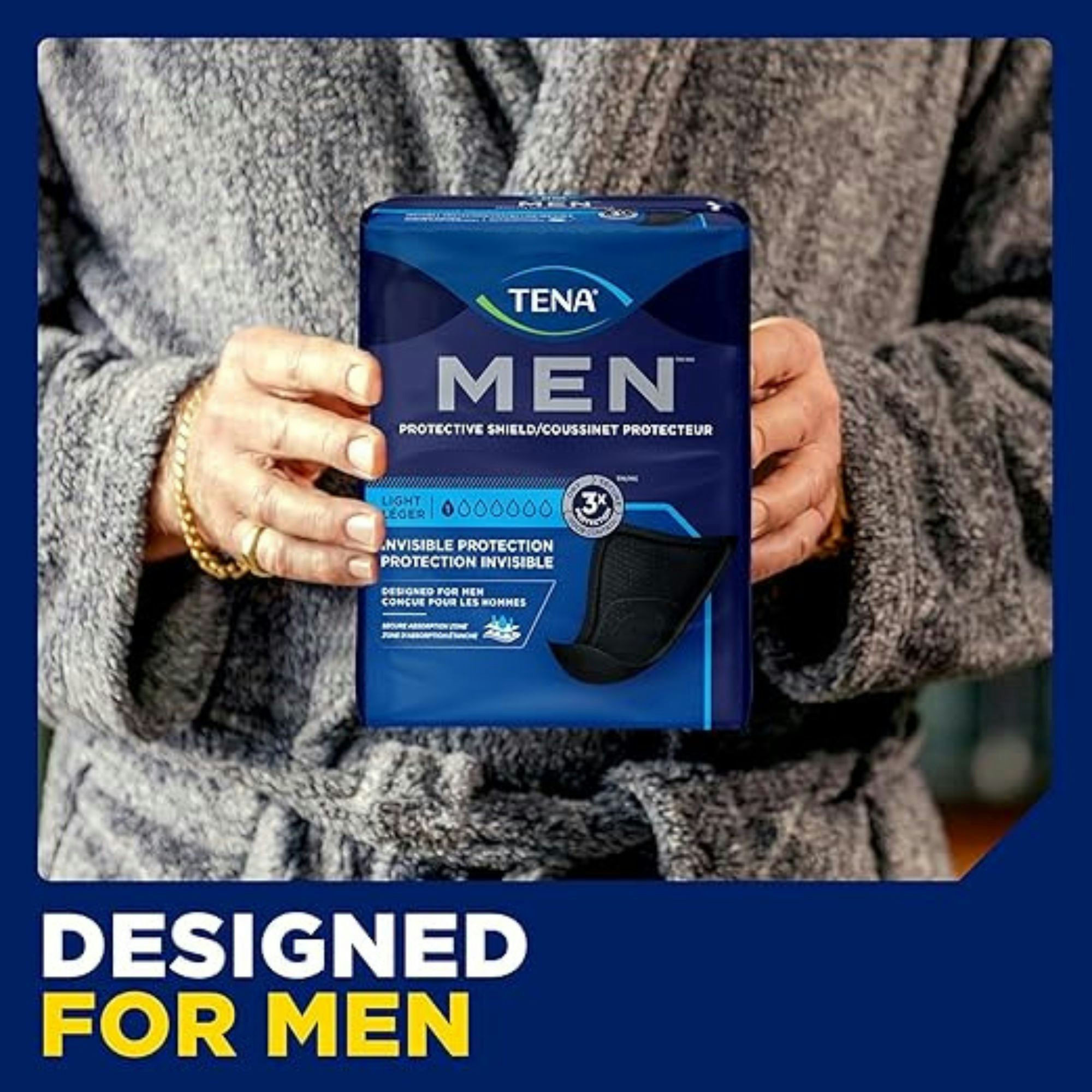 TENA Men Protective Shield, Light Absorbency