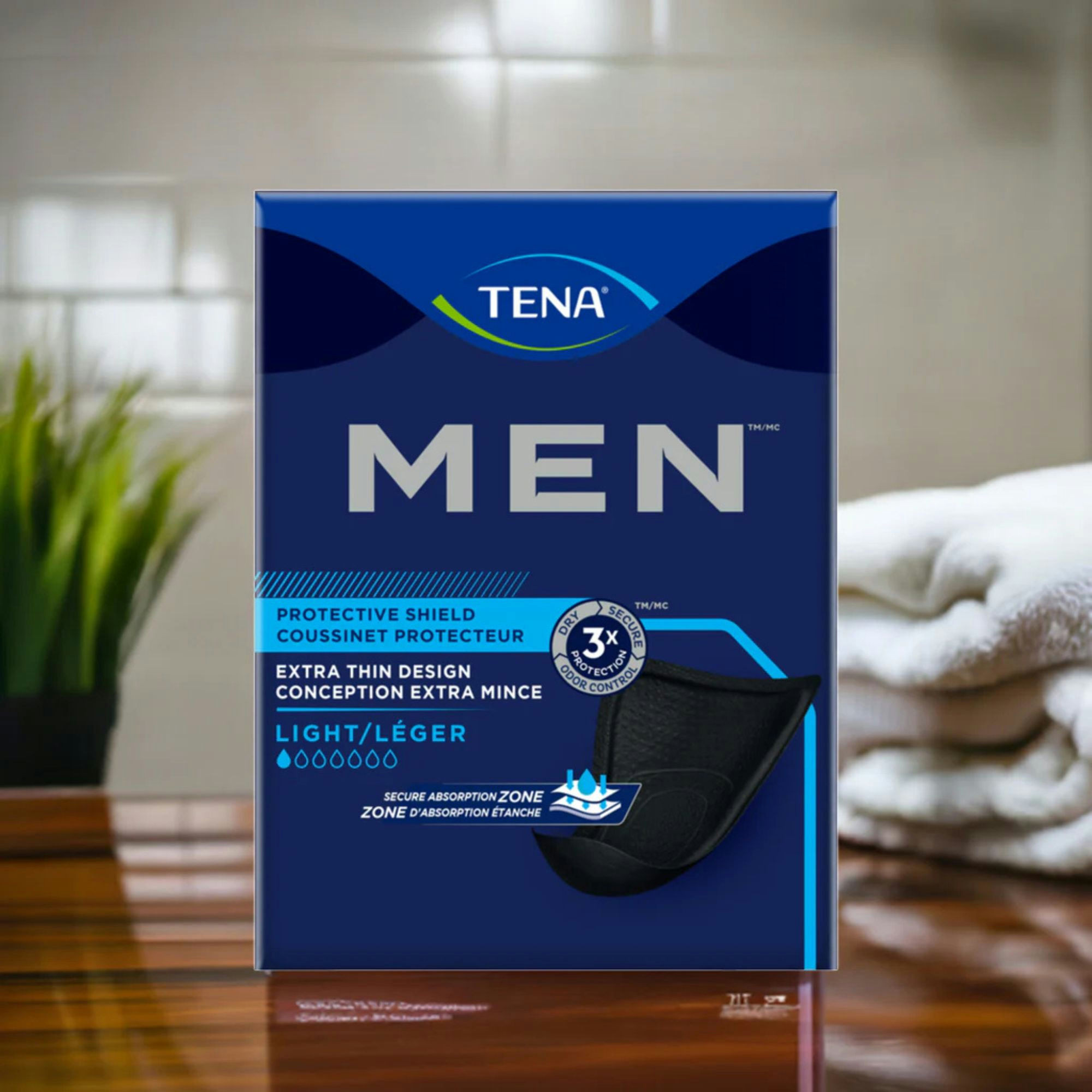 TENA Men Protective Shield, Light Absorbency