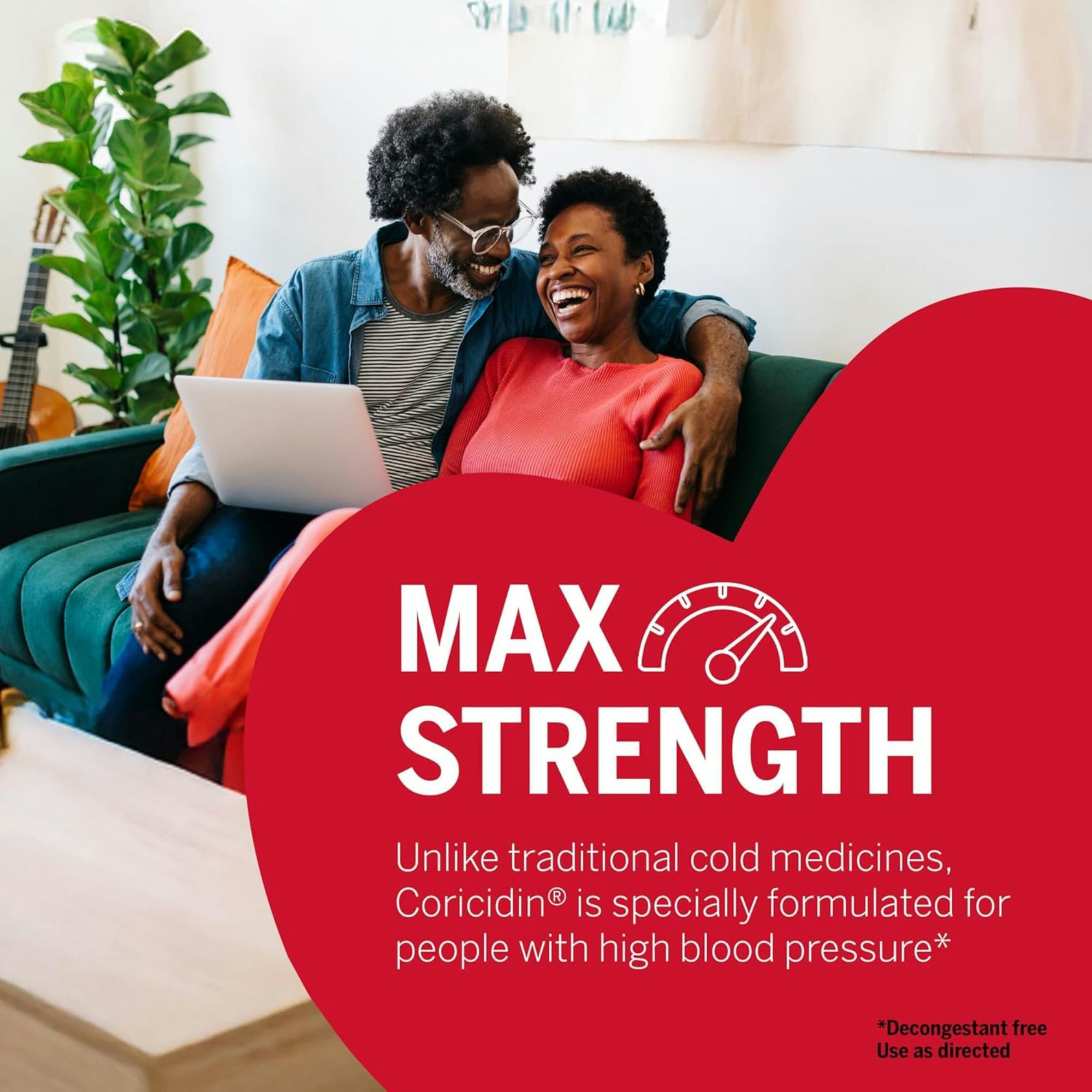 Coricidin HBP Decongestant-Free Cough & Cold Relief, Tablets