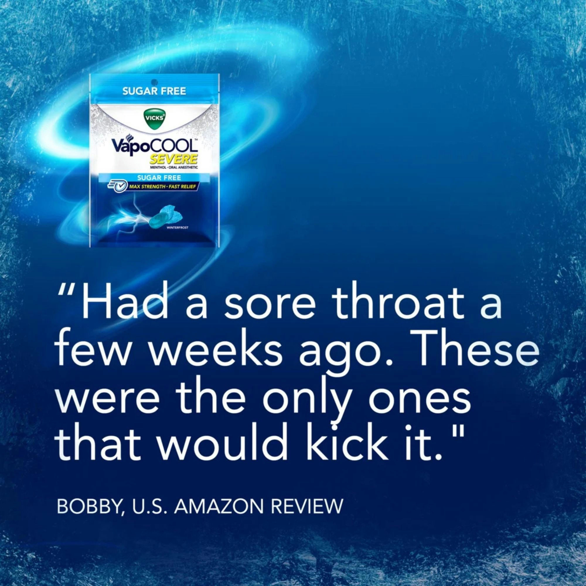 Vicks VapoCool Sugar-Free Severe Max Strength Medicated Drops