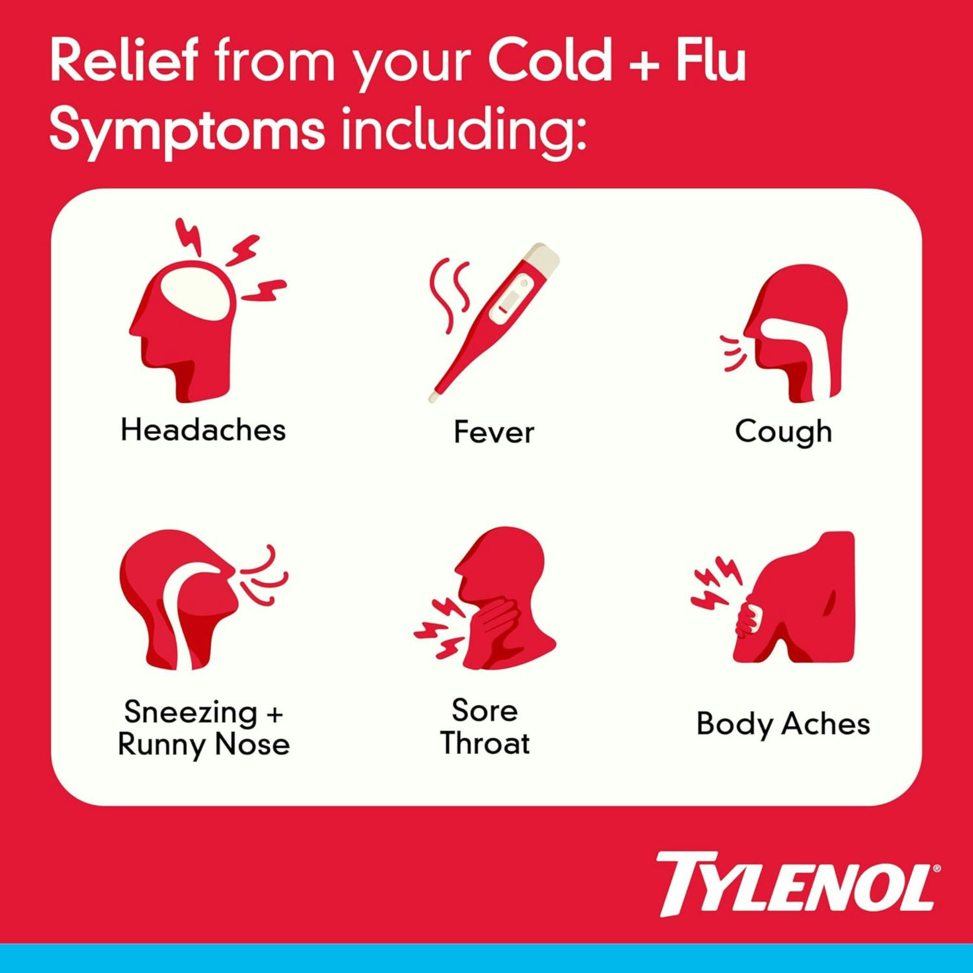 Tylenol Day & Night Cold & Flu Multi-Symptom Liquid Gels