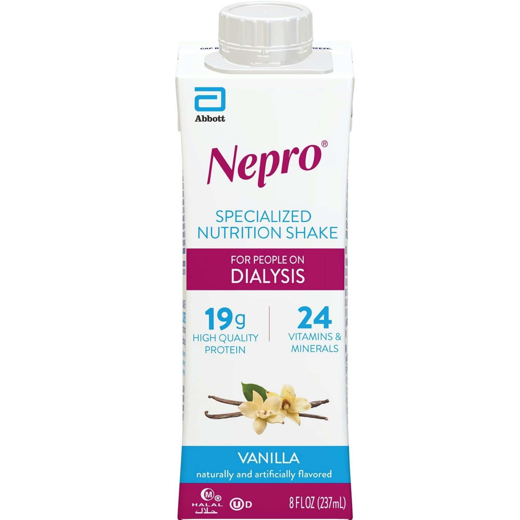 Nepro Specialized Nutrition Shake for People on Dialysis, Carton