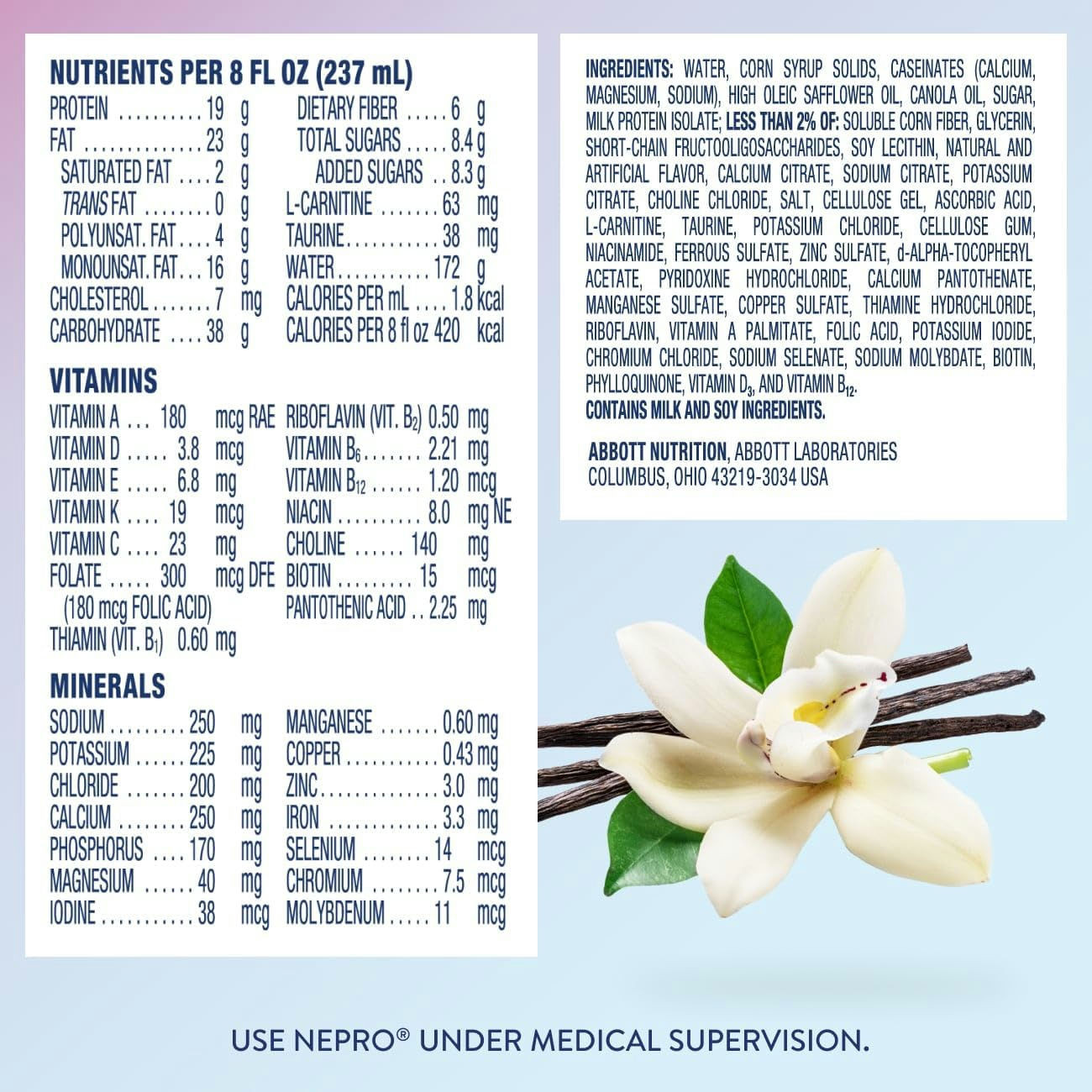 Nepro Specialized Nutrition Shake for People on Dialysis, Carton