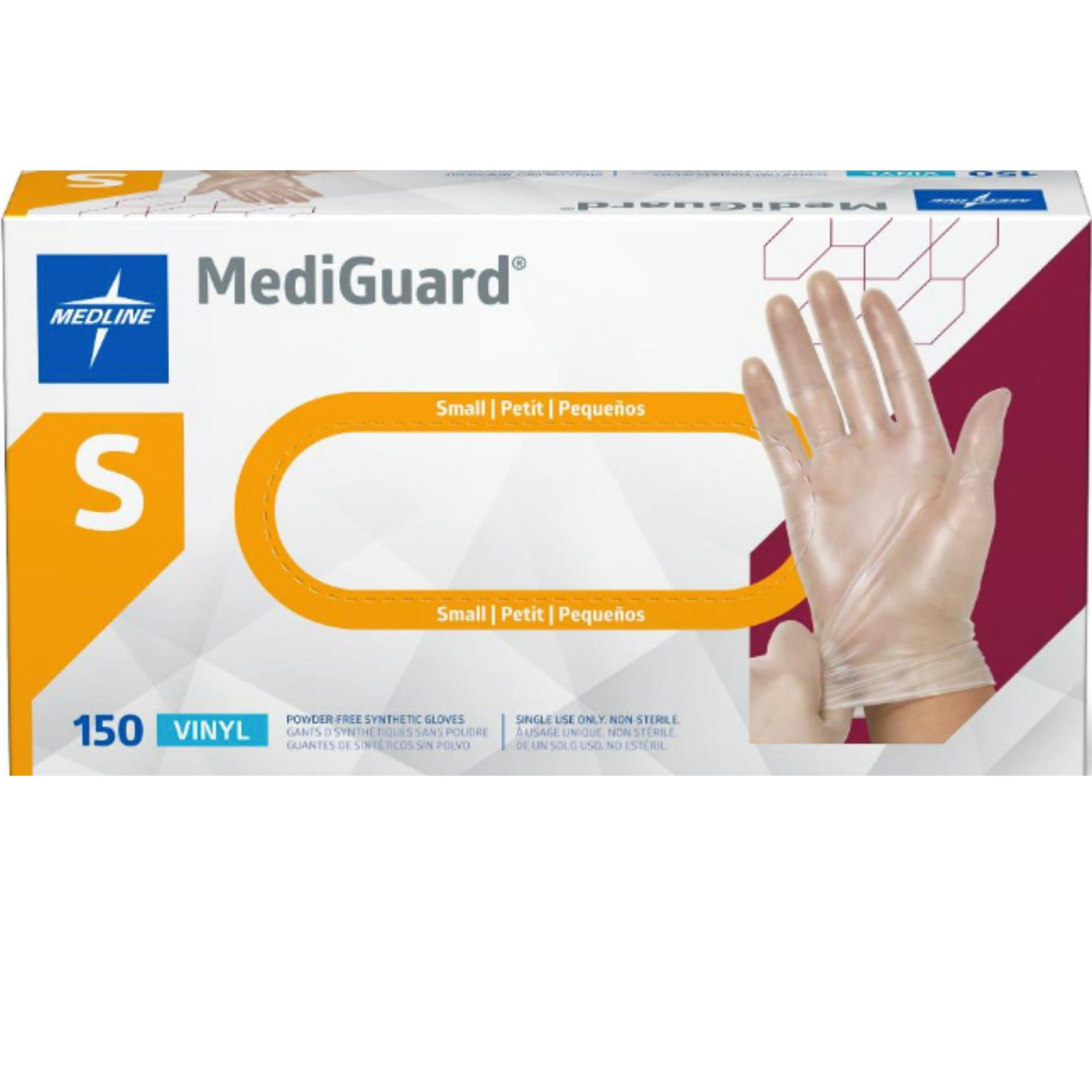 MediGuard Non-Sterile Vinyl Synthetic Exam Glove