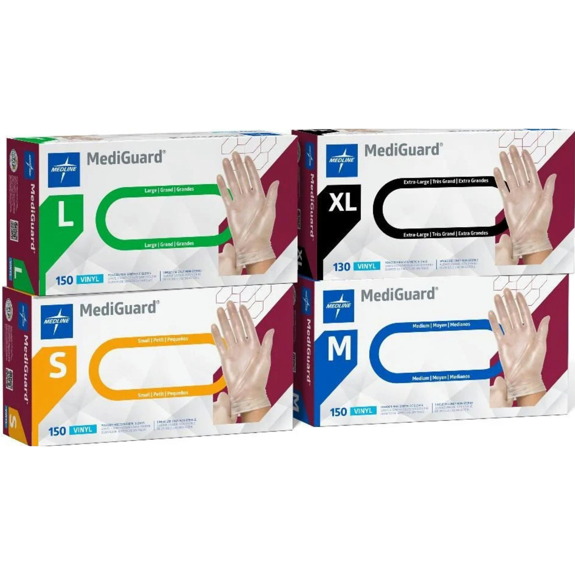 MediGuard Non-Sterile Vinyl Synthetic Exam Glove