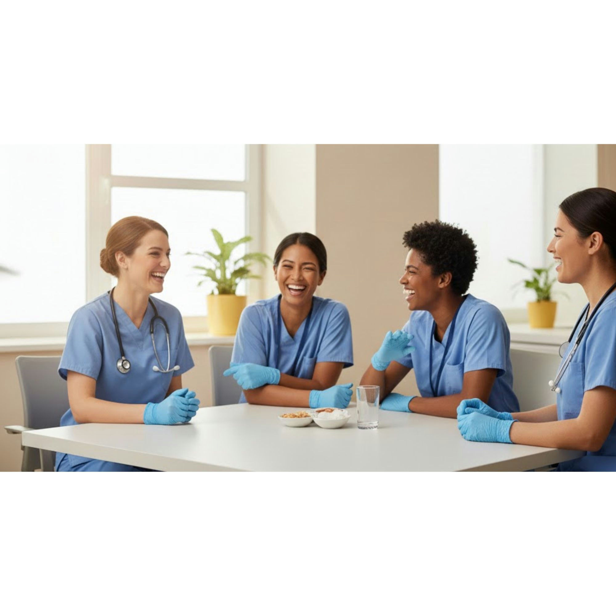 Medline Non-Sterile Powder-free Nitrile Exam Gloves