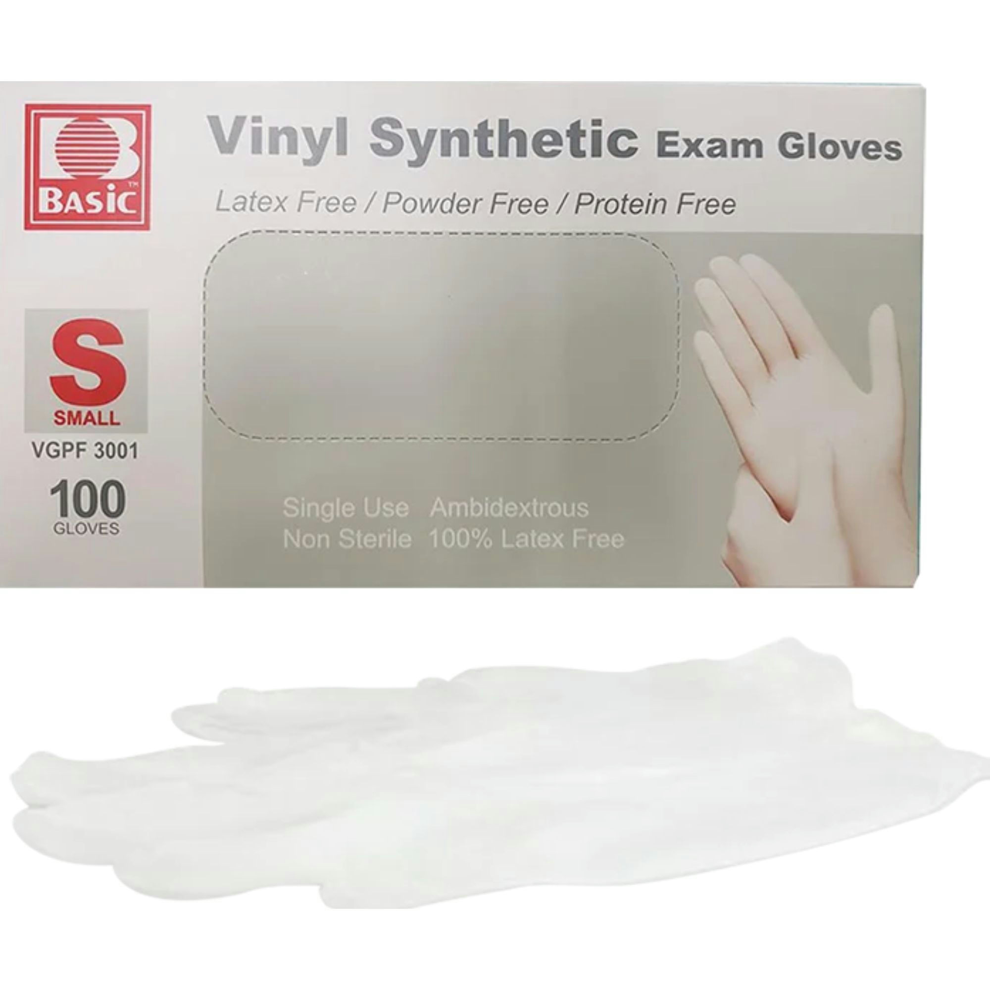 Intco Vinyl Synthetic Powder-Free Exam Gloves