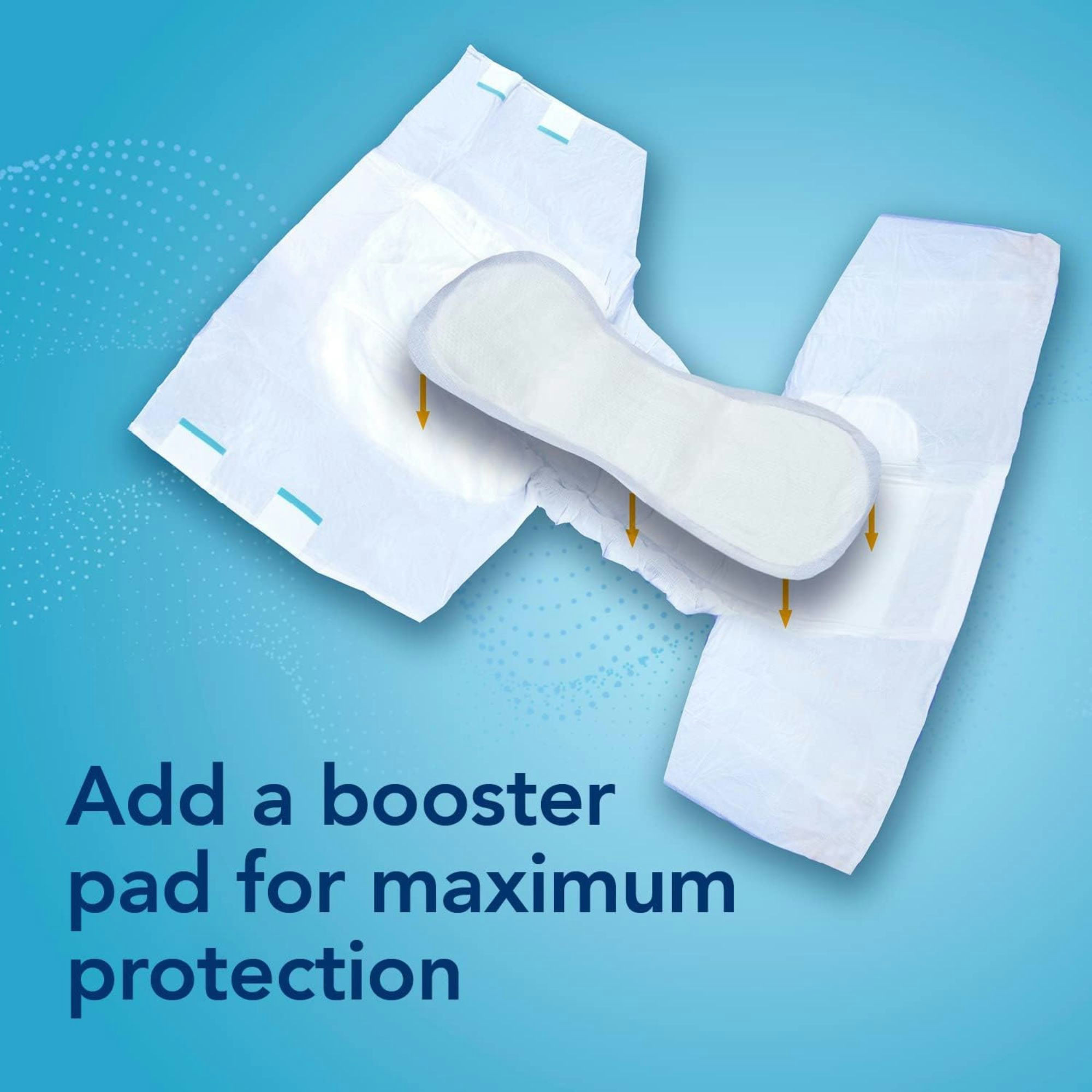 TotalDry Ultimate X-Plus Adult Incontinence Fitted Briefs with Tabs for Men & Women